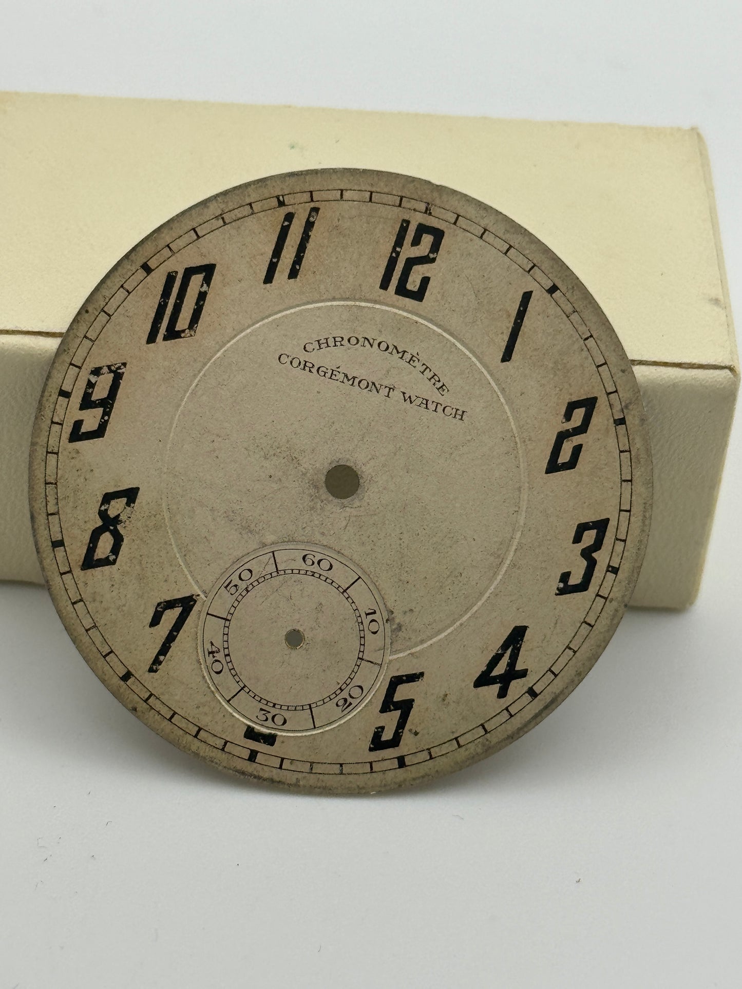 chronometre corgemont watch quadrante dial pocket watch 44.8mm