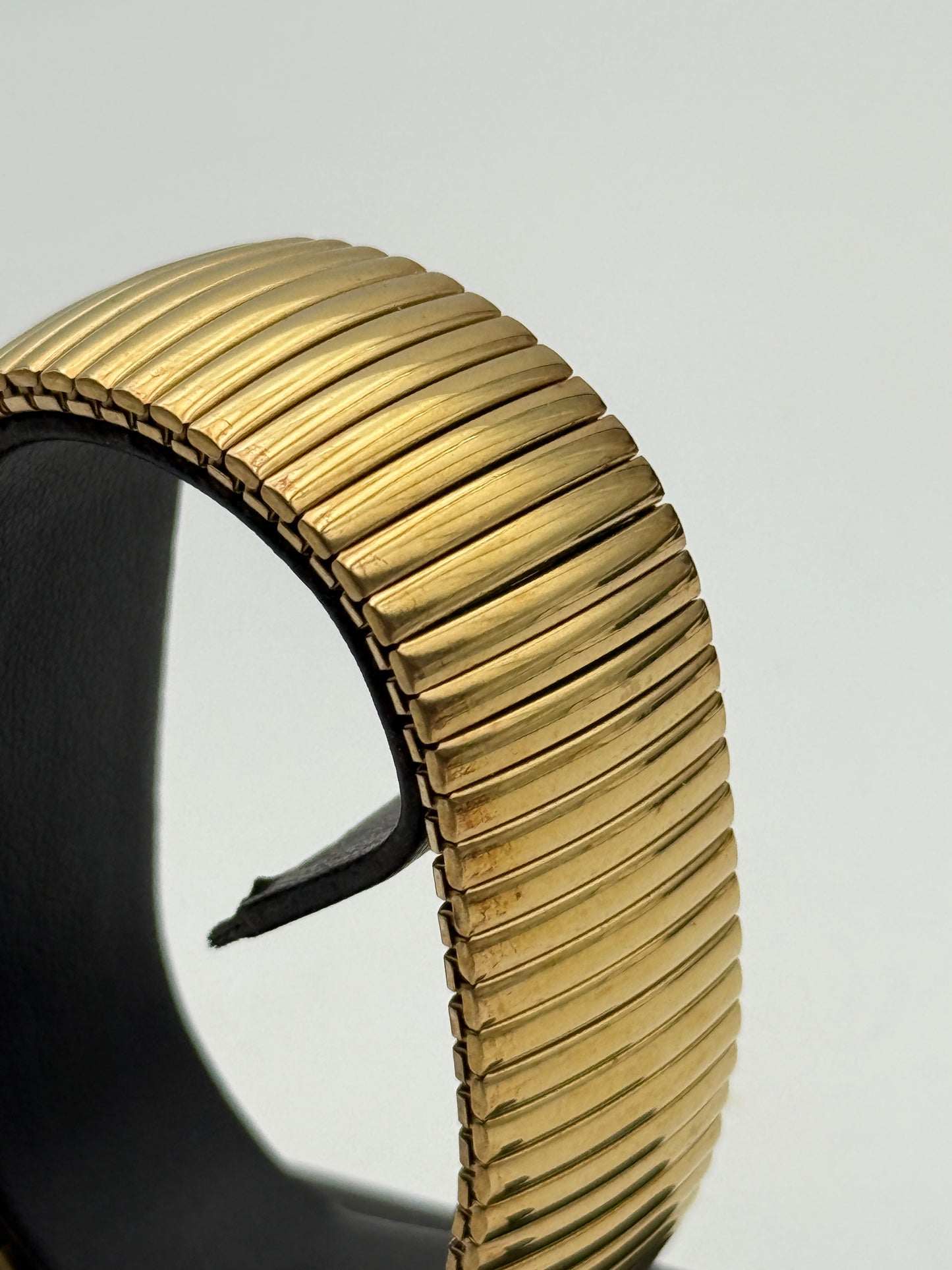 wintex milano watch gold plated elastic 20mm