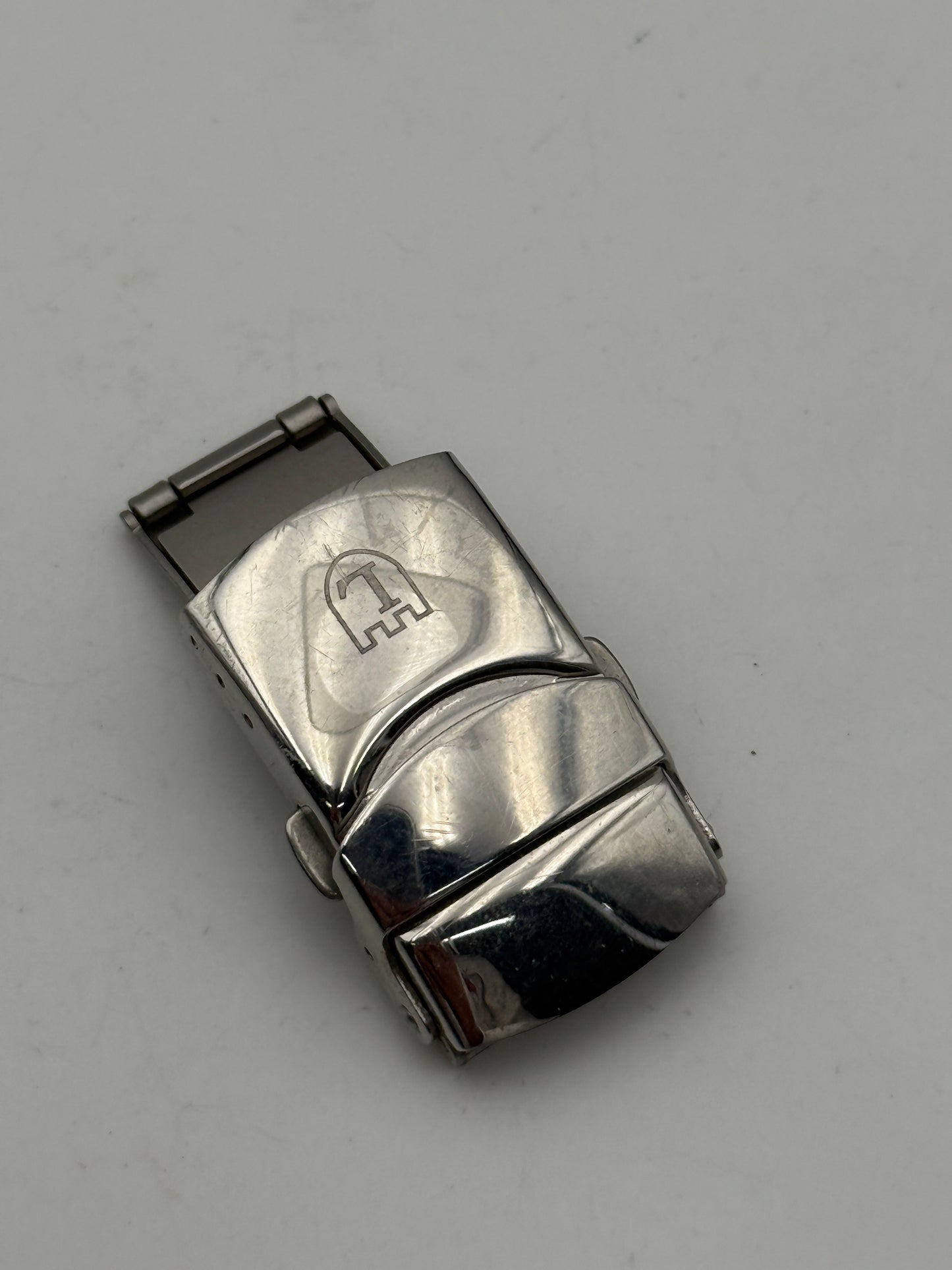lancaster deployante fibbia buckle steel  18mm