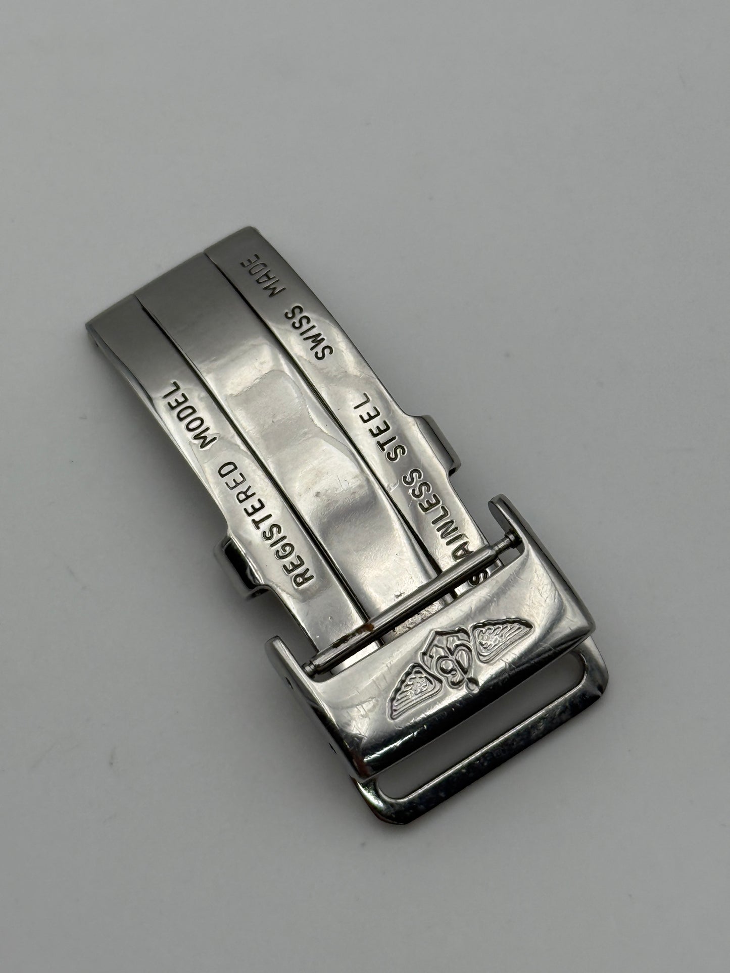 breitling chronomat 18mm deployante chiusura fibbia closer steel