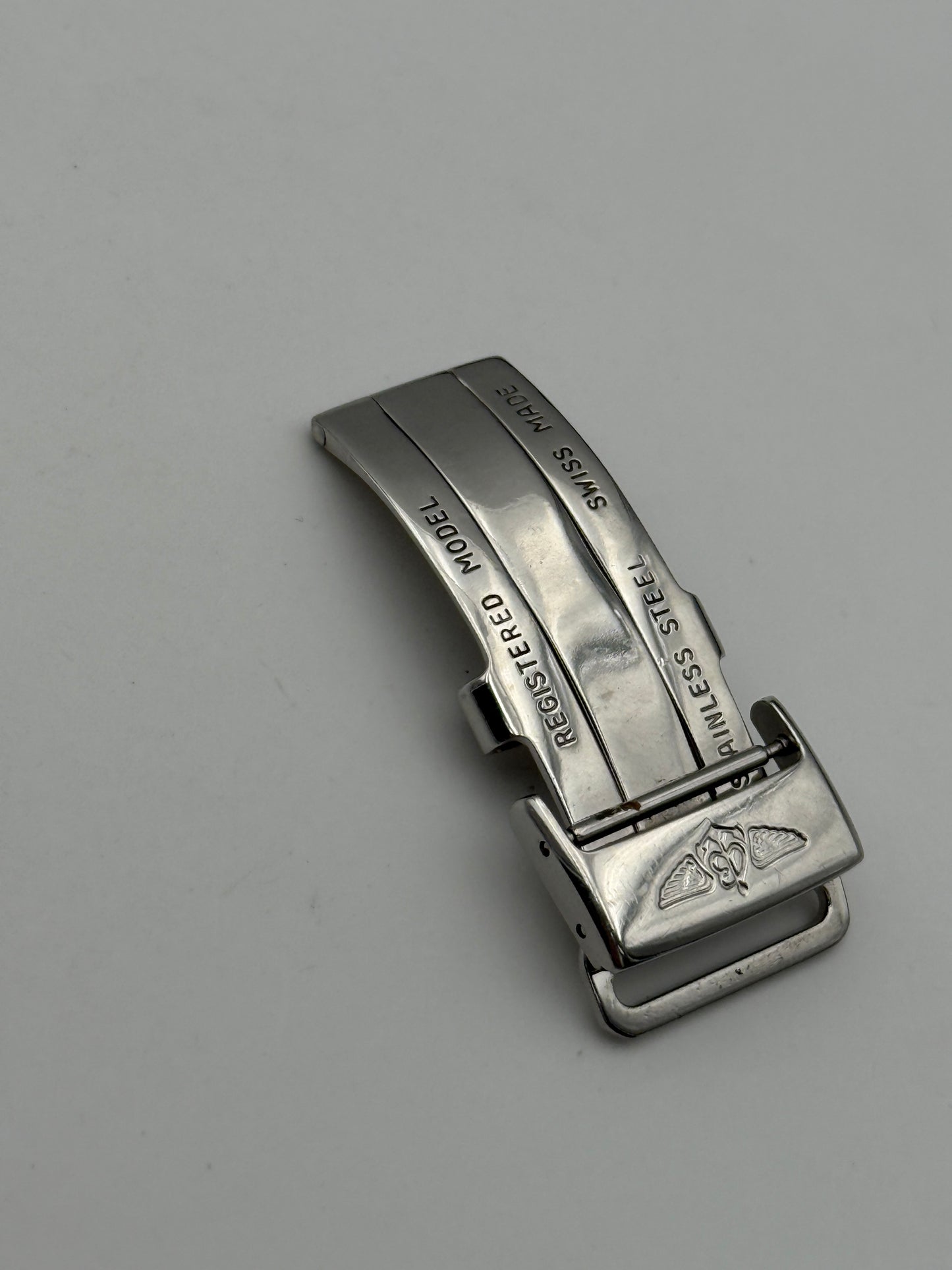 breitling chronomat 18mm deployante chiusura fibbia closer steel
