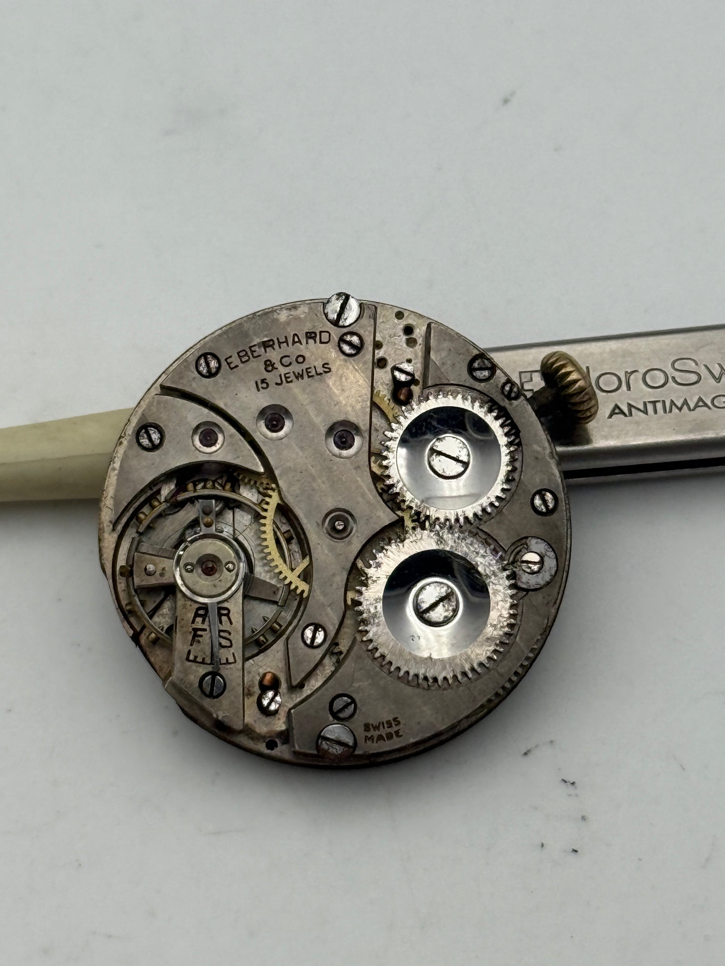 eberhard e co 29mm la chaux de fonds movement movimento vintage