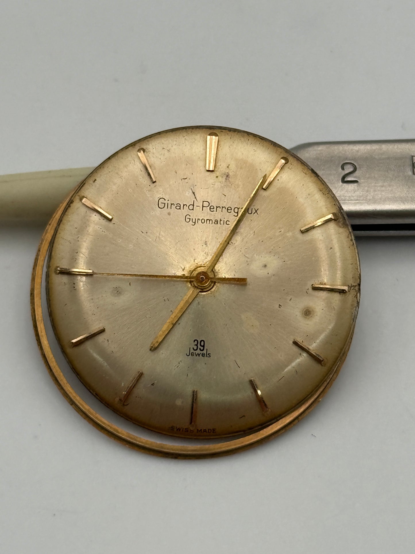 Girard Perregaux 39 jewels gyromatic movement movimento