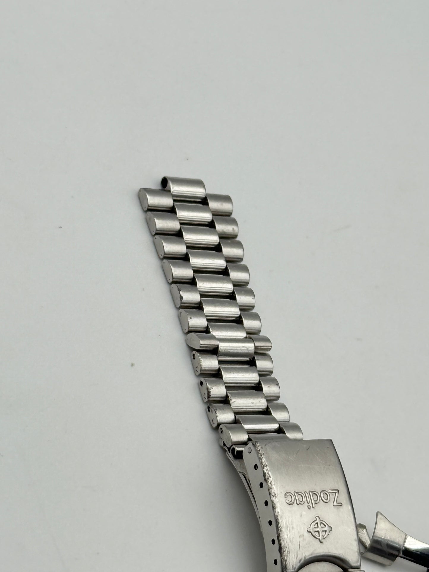 zodiac 20mm diver's automatic 206,20,35 bracciale bracelet steel cinturino strap