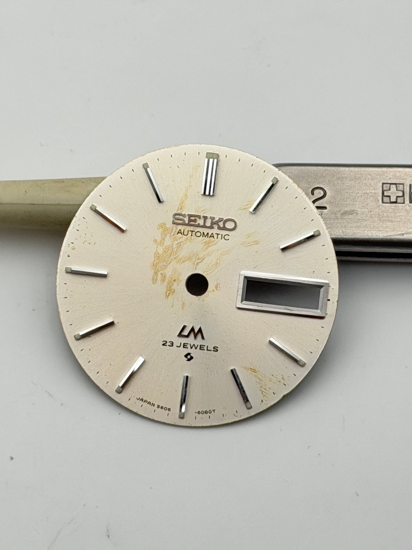 seiko lm 5606-6080t automatic 26.4mm dial quadrante
