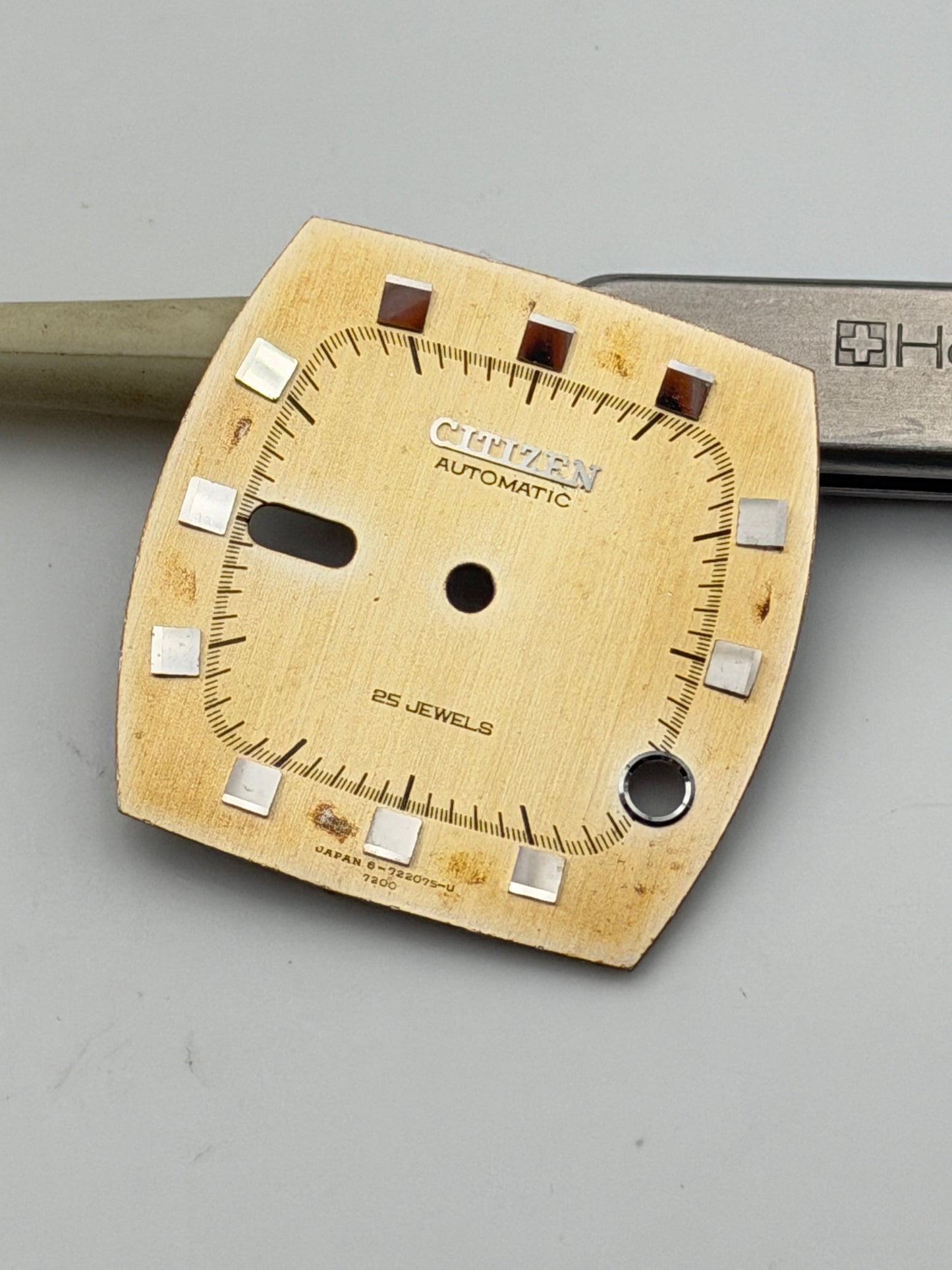 citizen automatic 6-722075-u-7200 27.8mm dial quadrante
