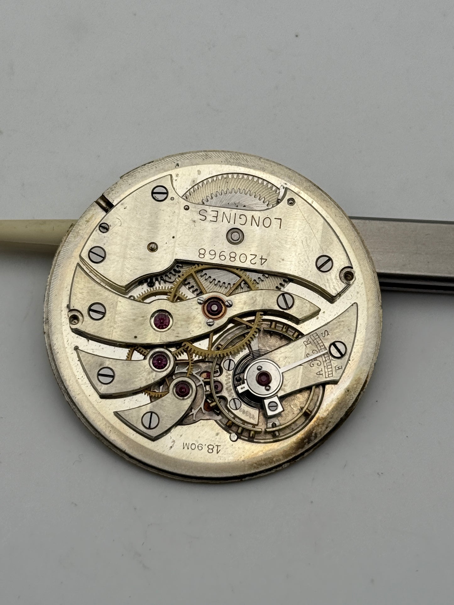 longines pocket watch 18.90n movement movimento