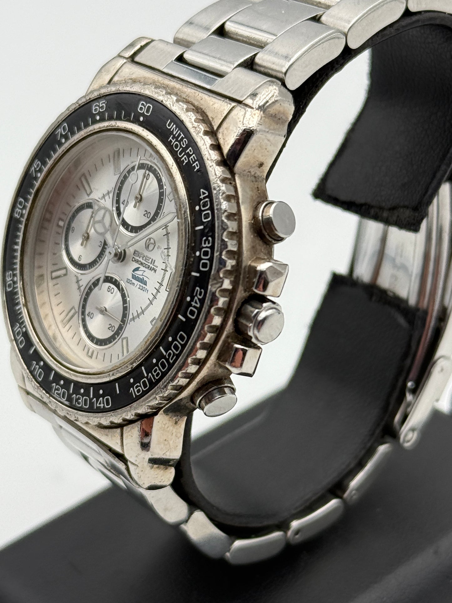 Breil manta chrono 100mt v010 39mm watch quartz vintage