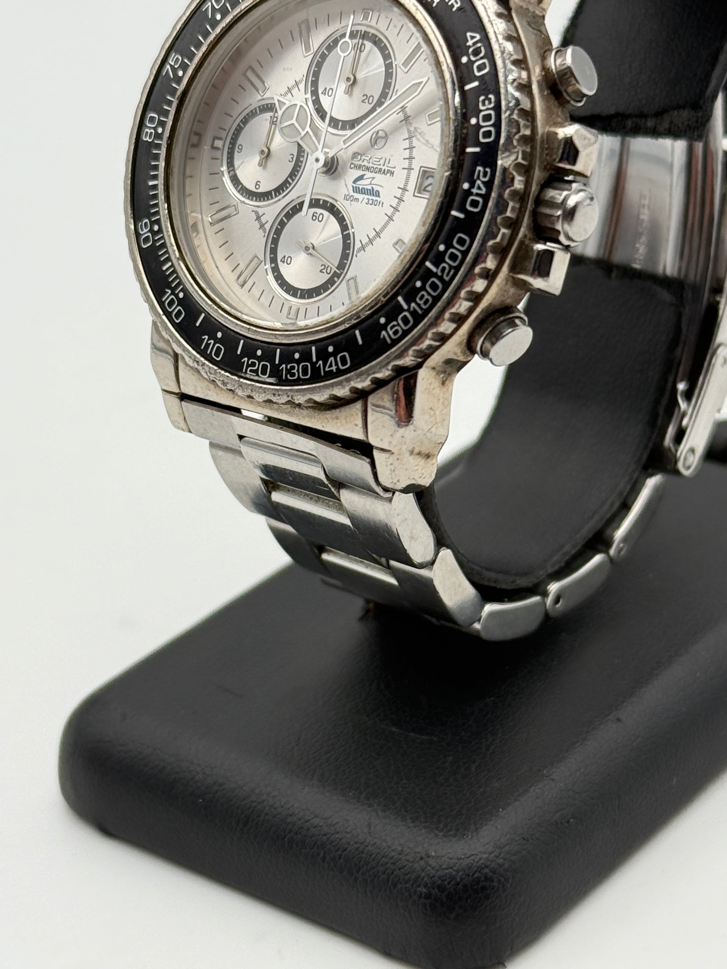 Breil manta chrono 100mt v010 39mm watch quartz vintage
