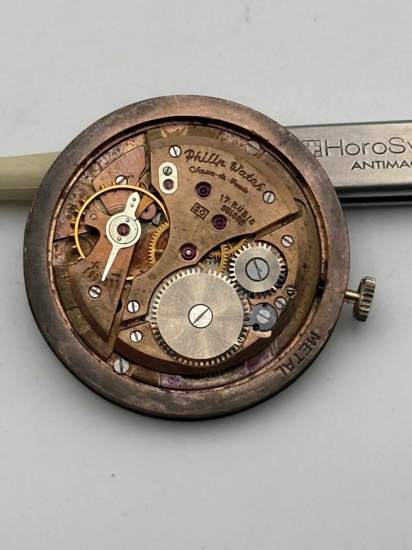 philip watch la chaux de fonds jumbo 50 1129 eta movement movimento