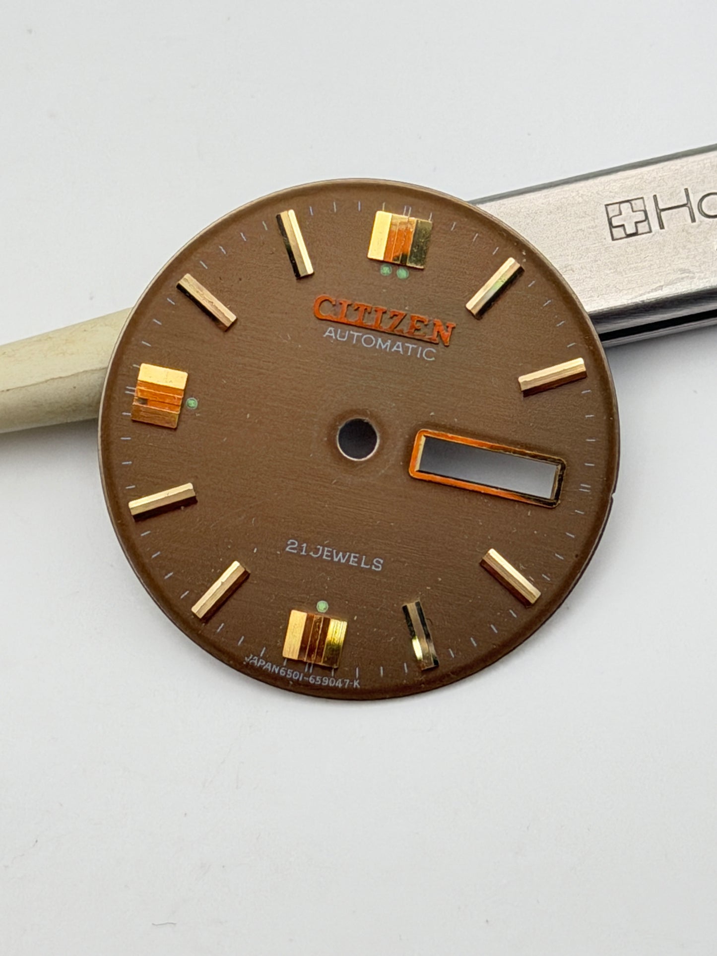 citizen 6501-659047 27.5mm dial quadrante