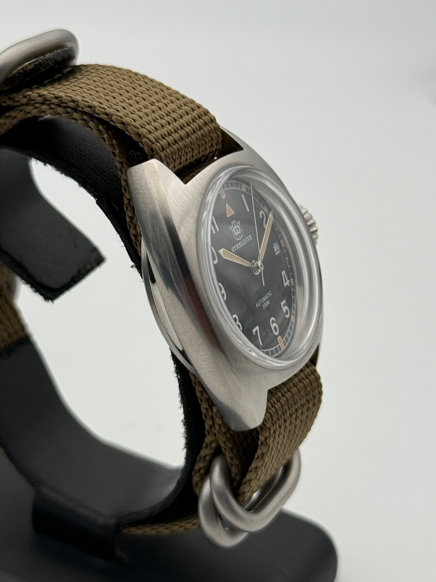 Steeldive automatic military 200m 36mm nuovo new