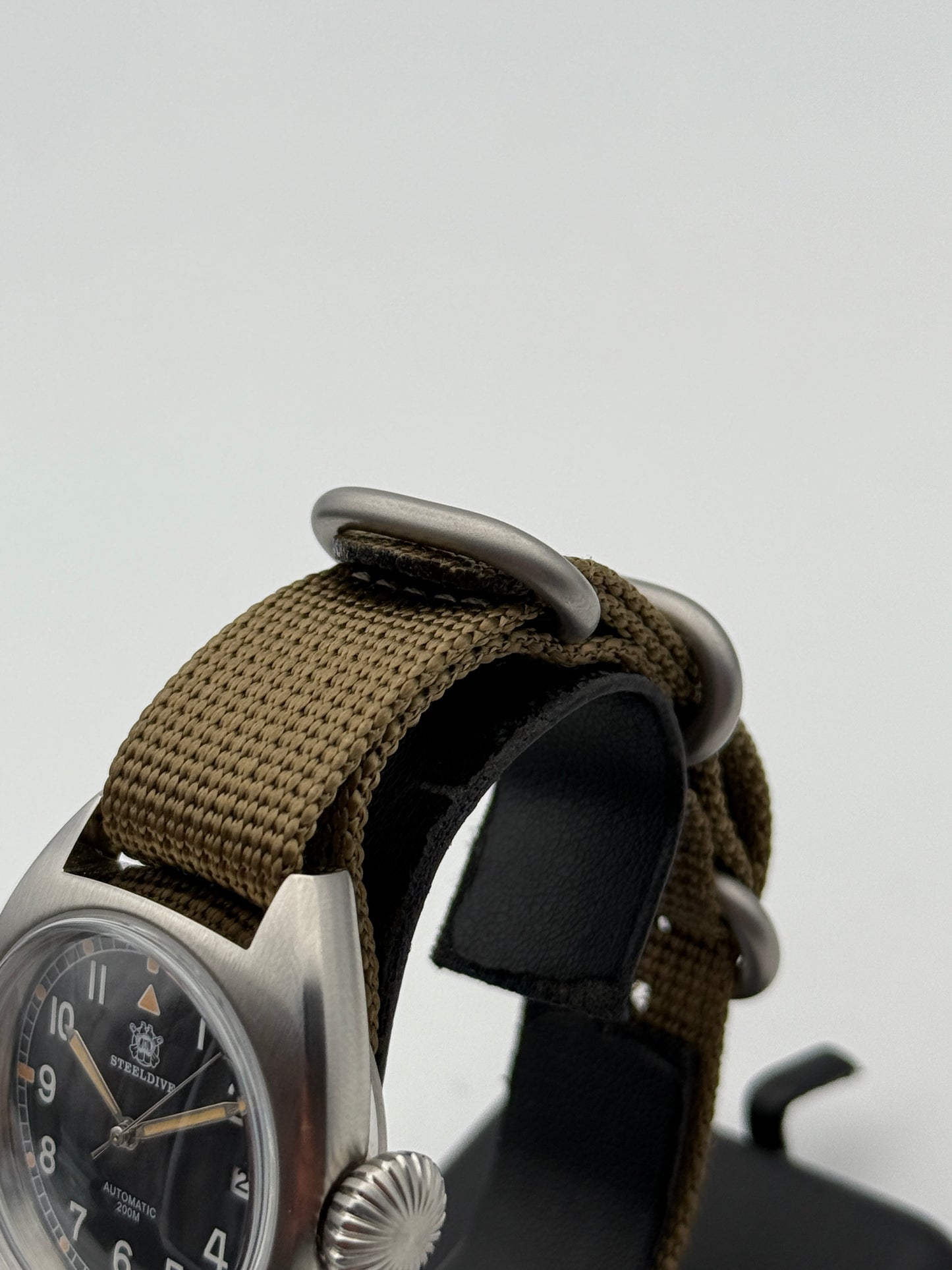 Steeldive automatic military 200m 36mm nuovo new