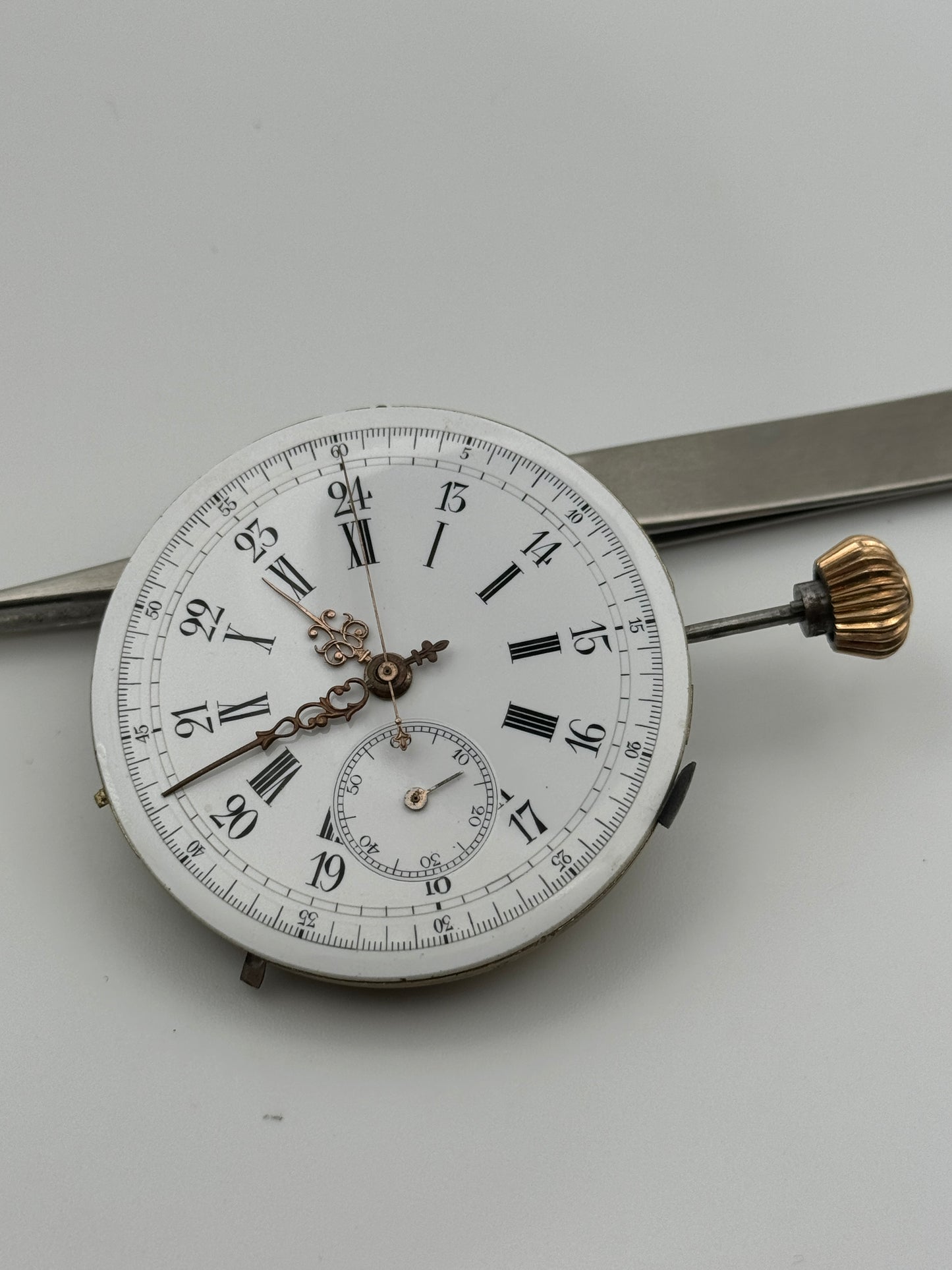Anonimo repeating ripetizione hours and quarters ore e quarti chronograph movement movimento