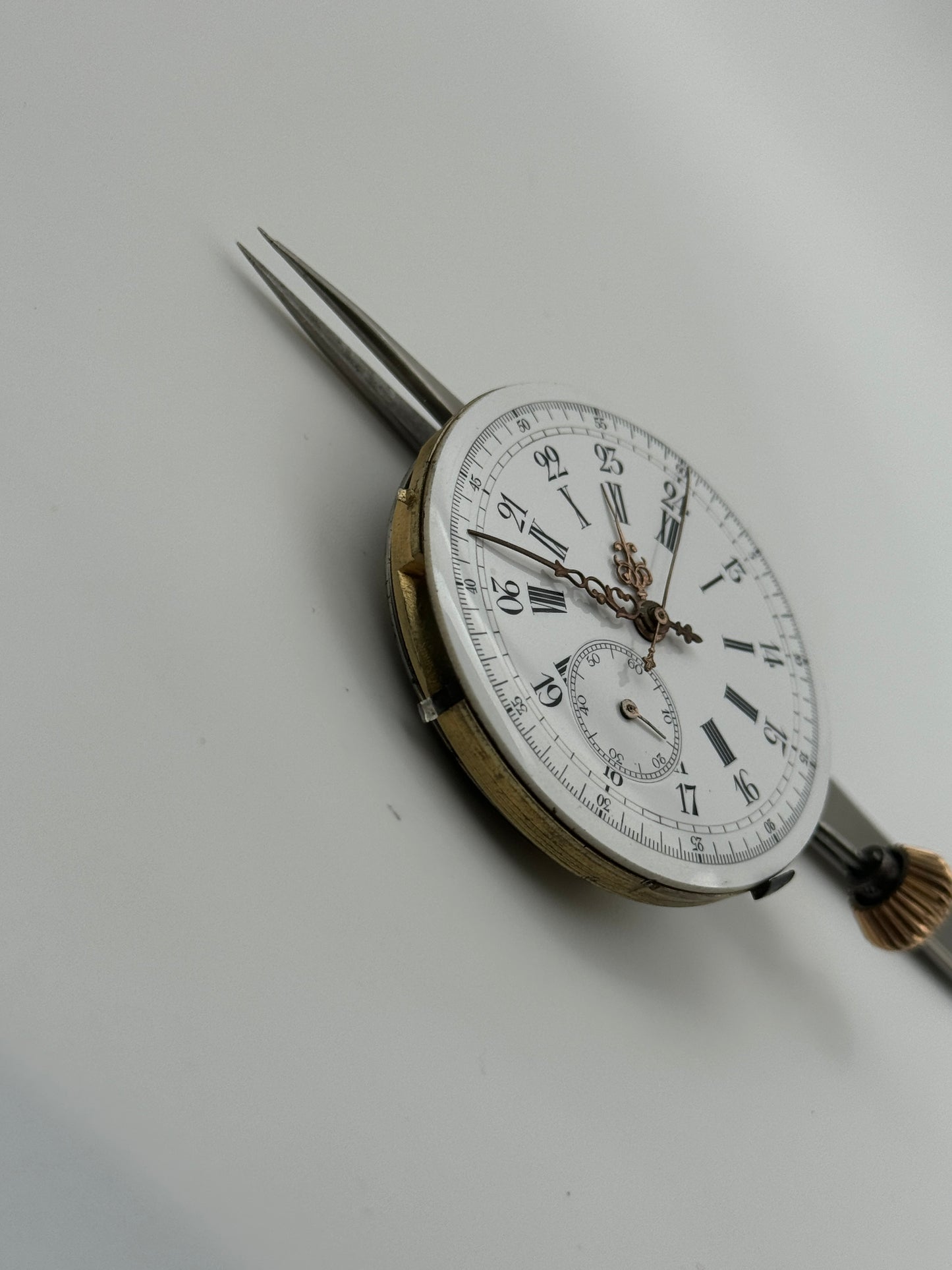 Anonimo repeating ripetizione hours and quarters ore e quarti chronograph movement movimento