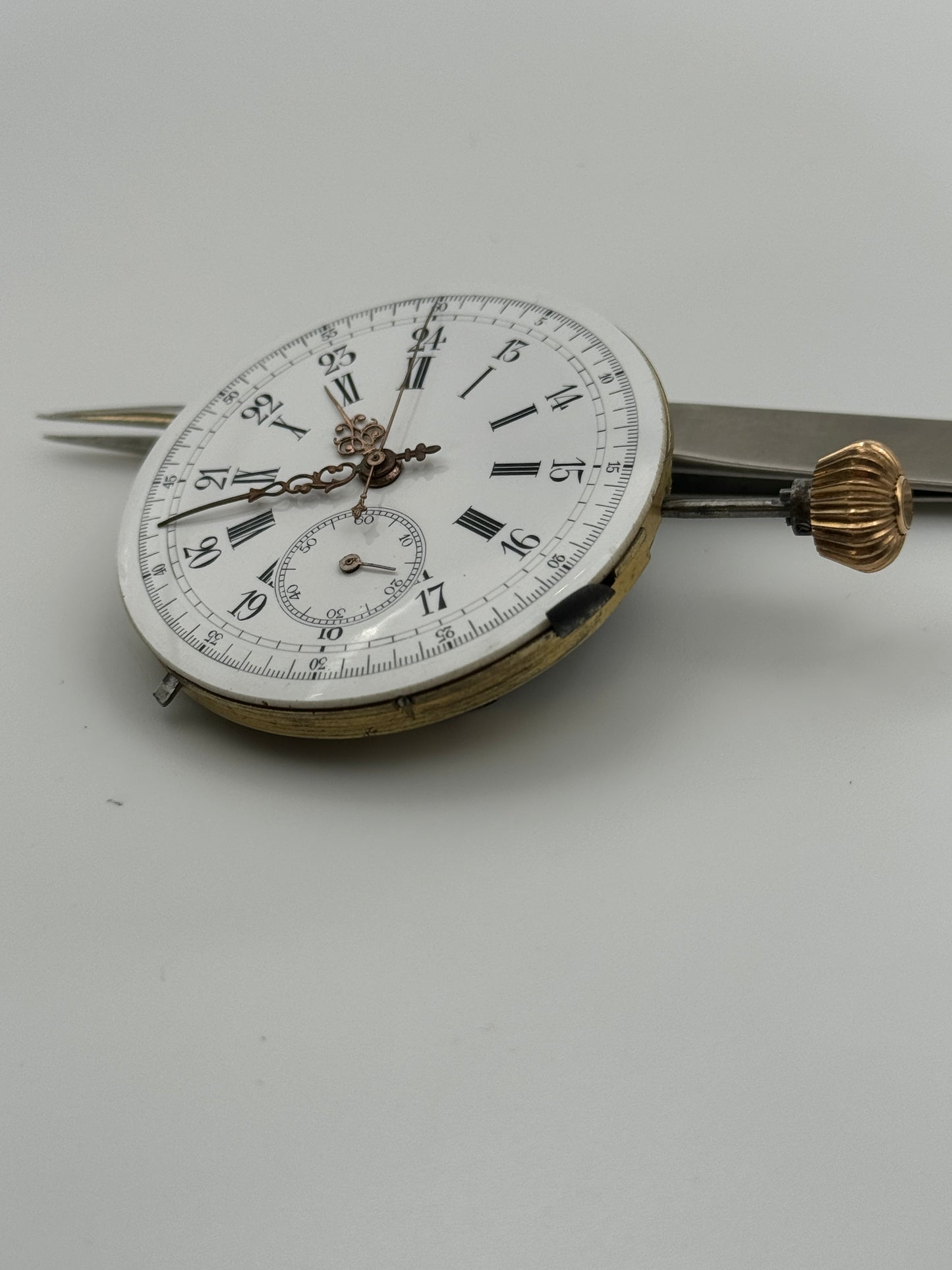Anonimo repeating ripetizione hours and quarters ore e quarti chronograph movement movimento