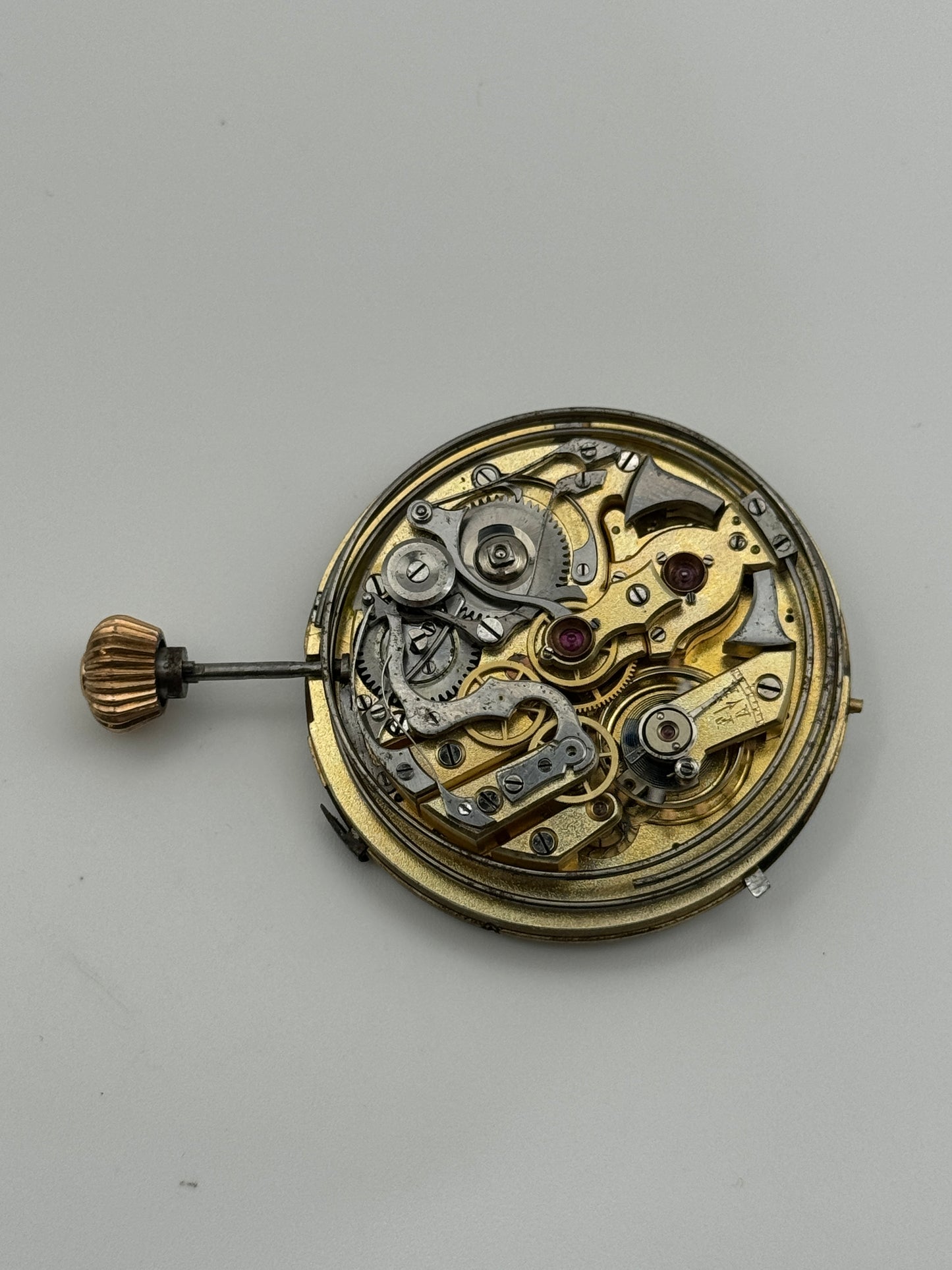 Anonimo repeating ripetizione hours and quarters ore e quarti chronograph movement movimento