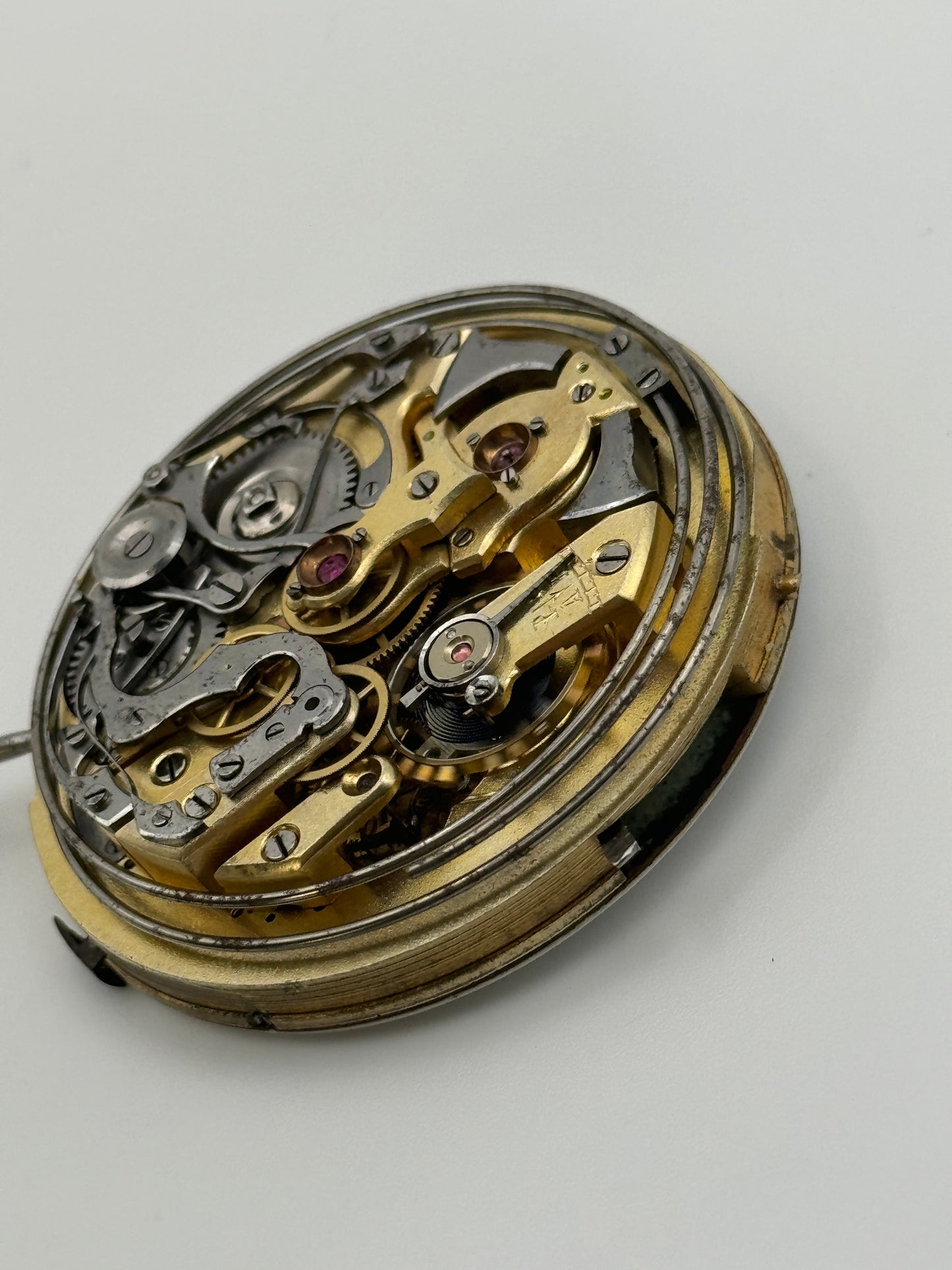 Anonimo repeating ripetizione hours and quarters ore e quarti chronograph movement movimento