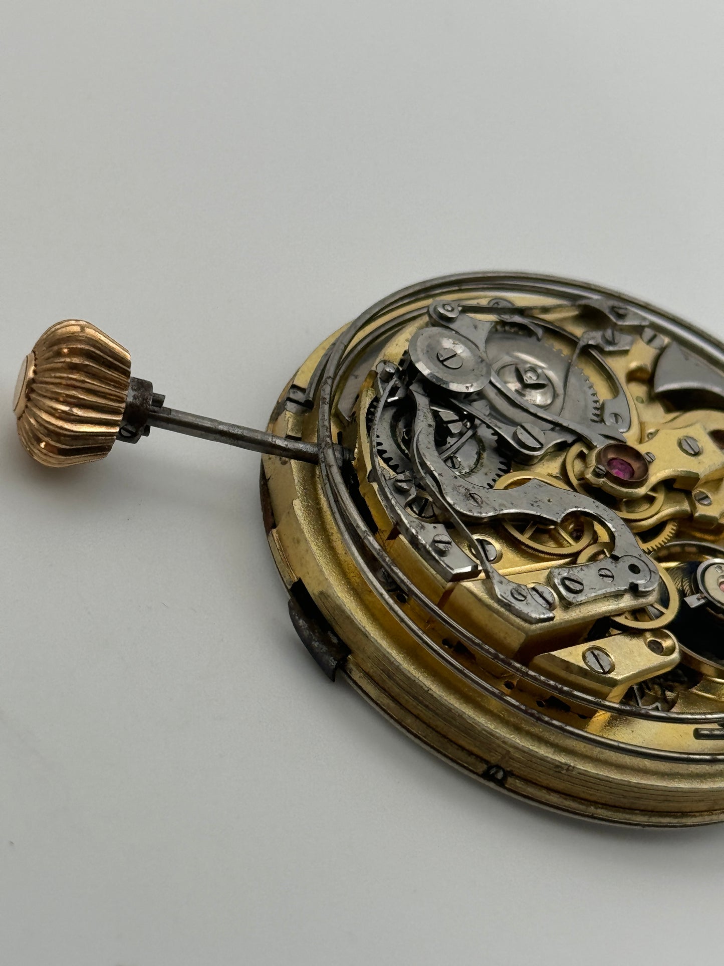 Anonimo repeating ripetizione hours and quarters ore e quarti chronograph movement movimento