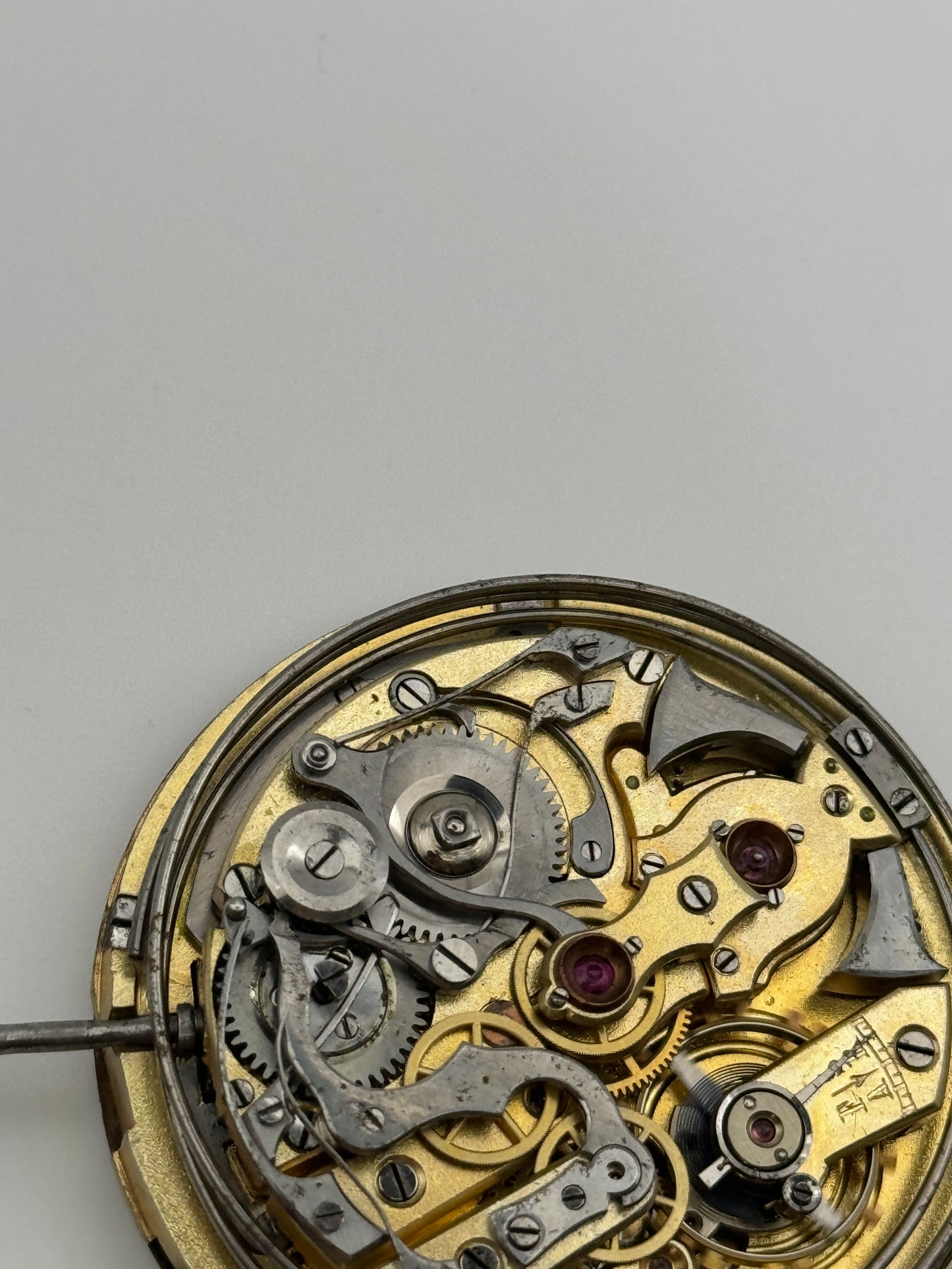 Anonimo repeating ripetizione hours and quarters ore e quarti chronograph movement movimento