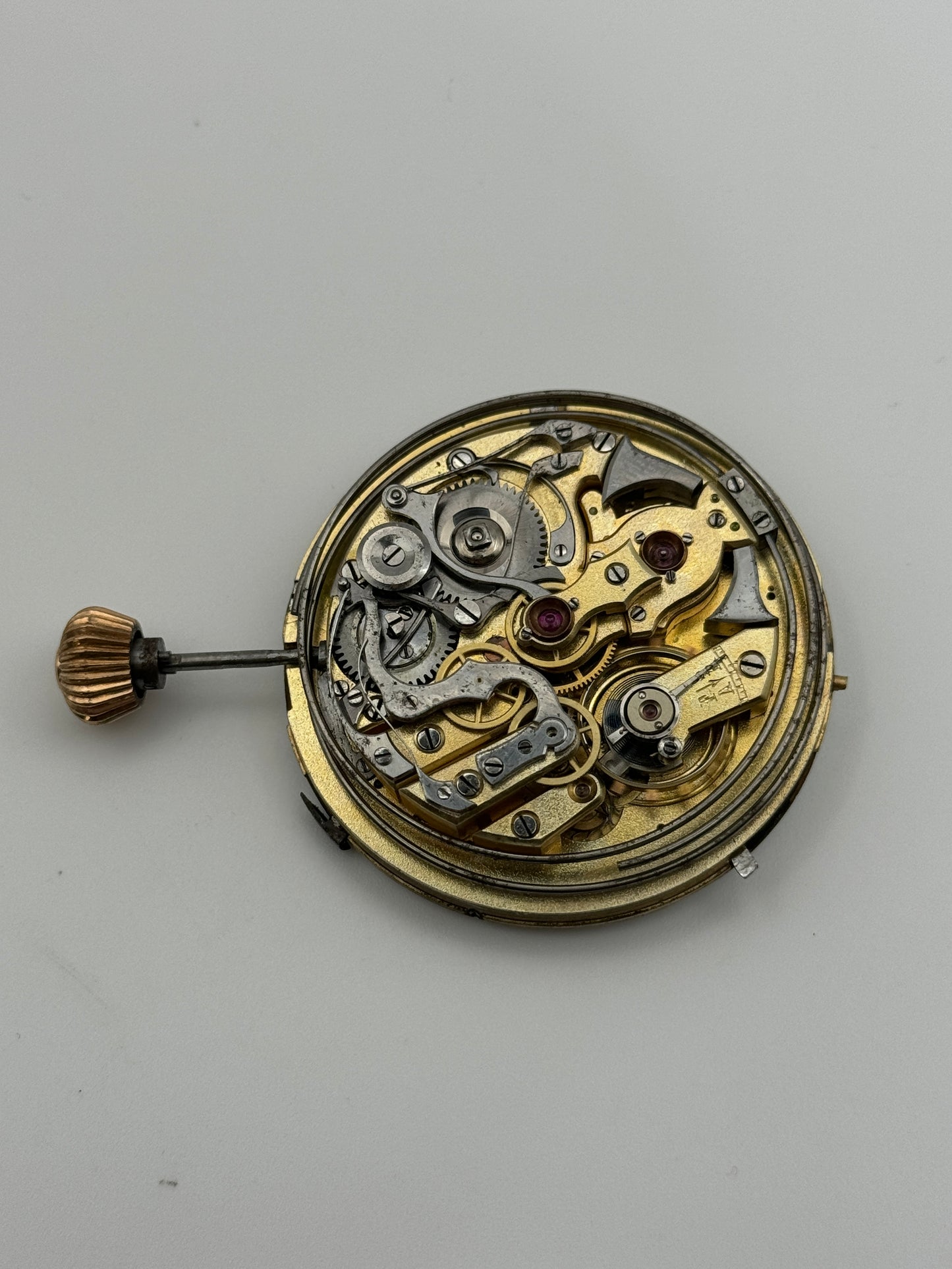 Anonimo repeating ripetizione hours and quarters ore e quarti chronograph movement movimento