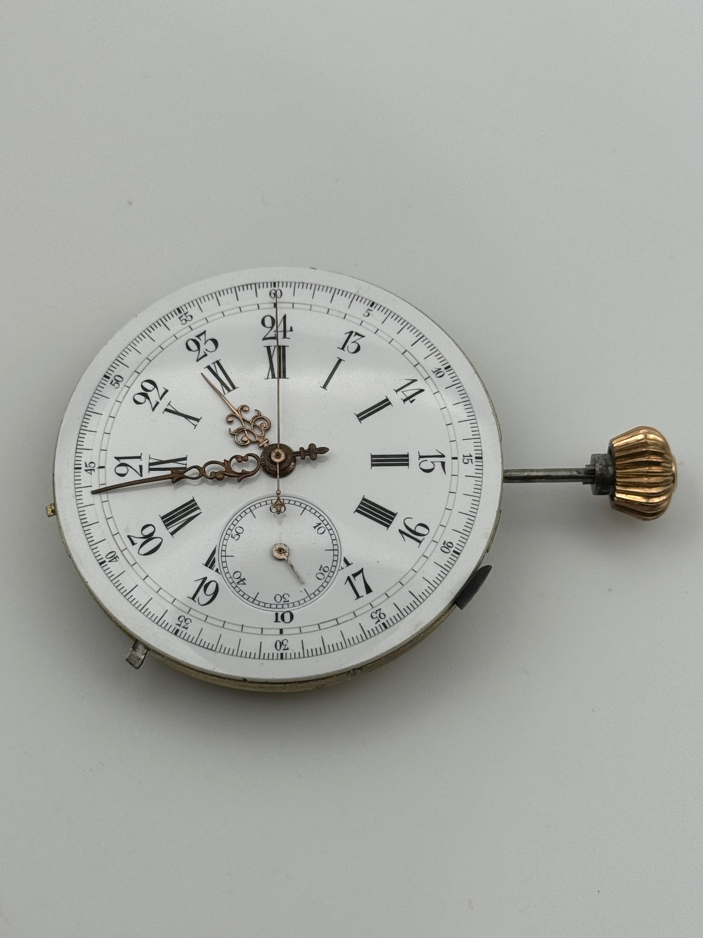 Anonimo repeating ripetizione hours and quarters ore e quarti chronograph movement movimento