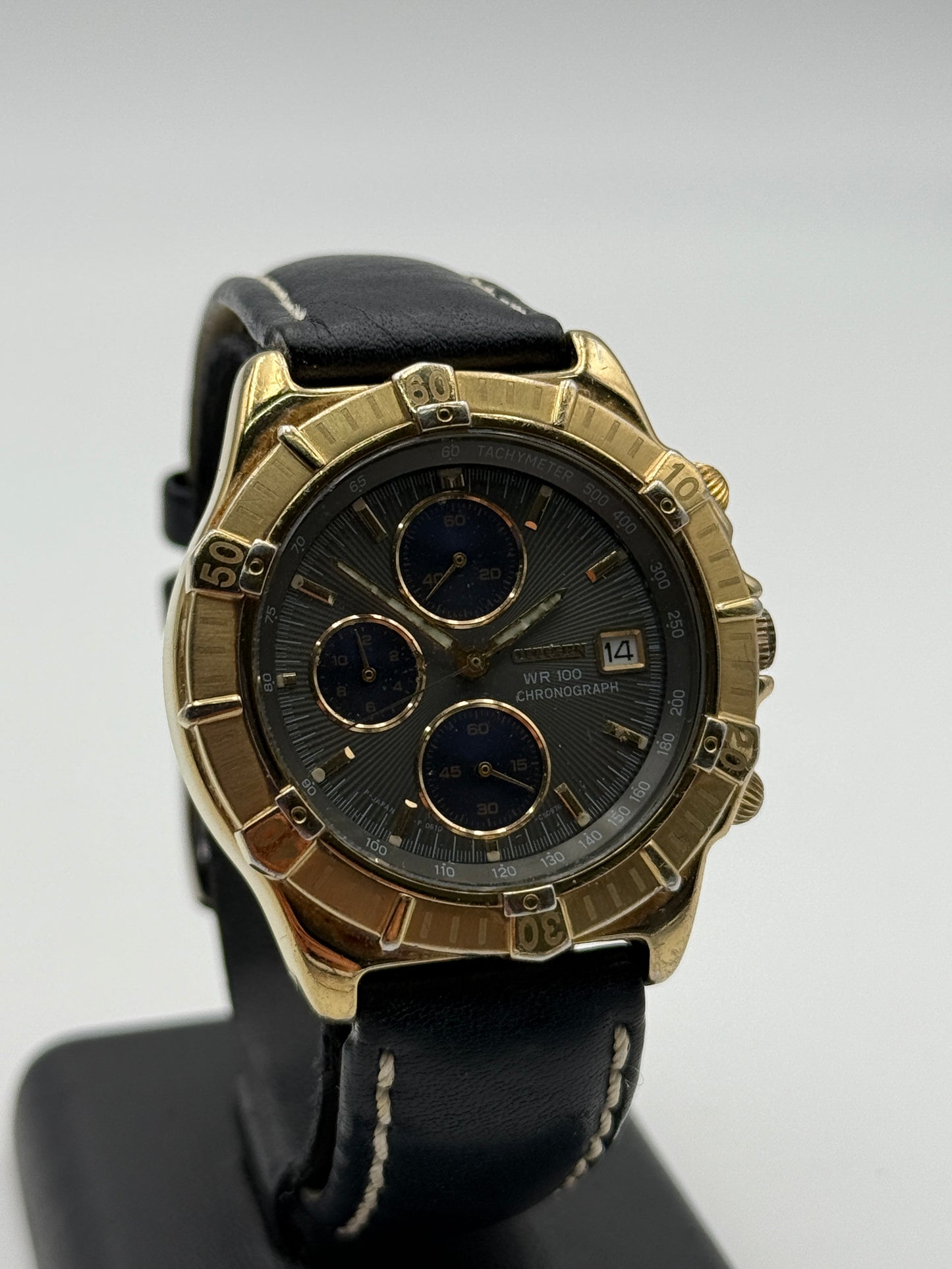 citizen chronograph wr 100 os10-C50570 39mm