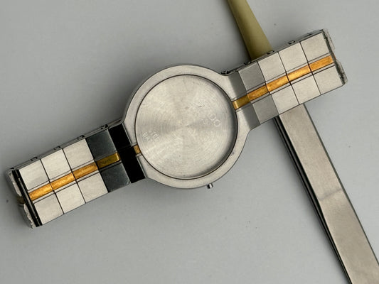 Movado cassa case 85-40-871 32mm acciao e oro