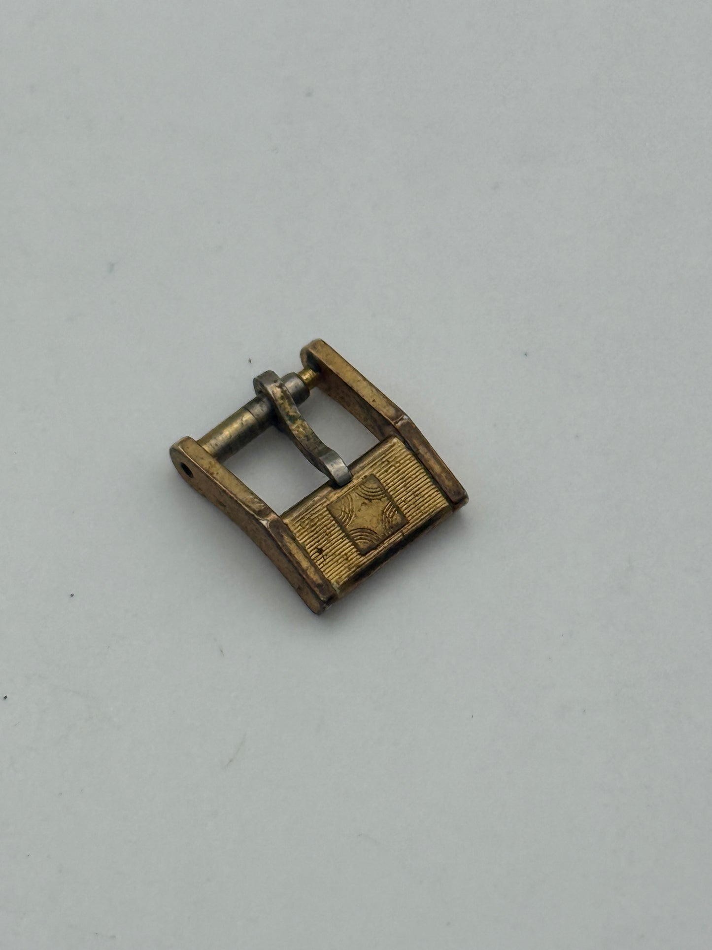 zenith dorata gold plated fibbia buckle 8mm