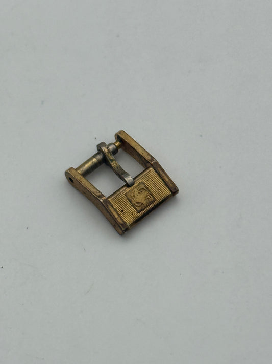 zenith dorata gold plated fibbia buckle 8mm