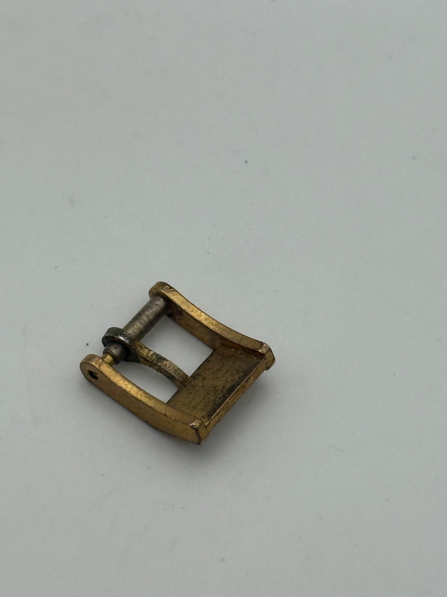 zenith dorata gold plated fibbia buckle 8mm