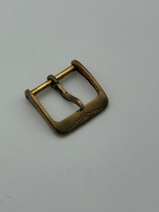 longines 14mm dorata gold plated fibbia buckle