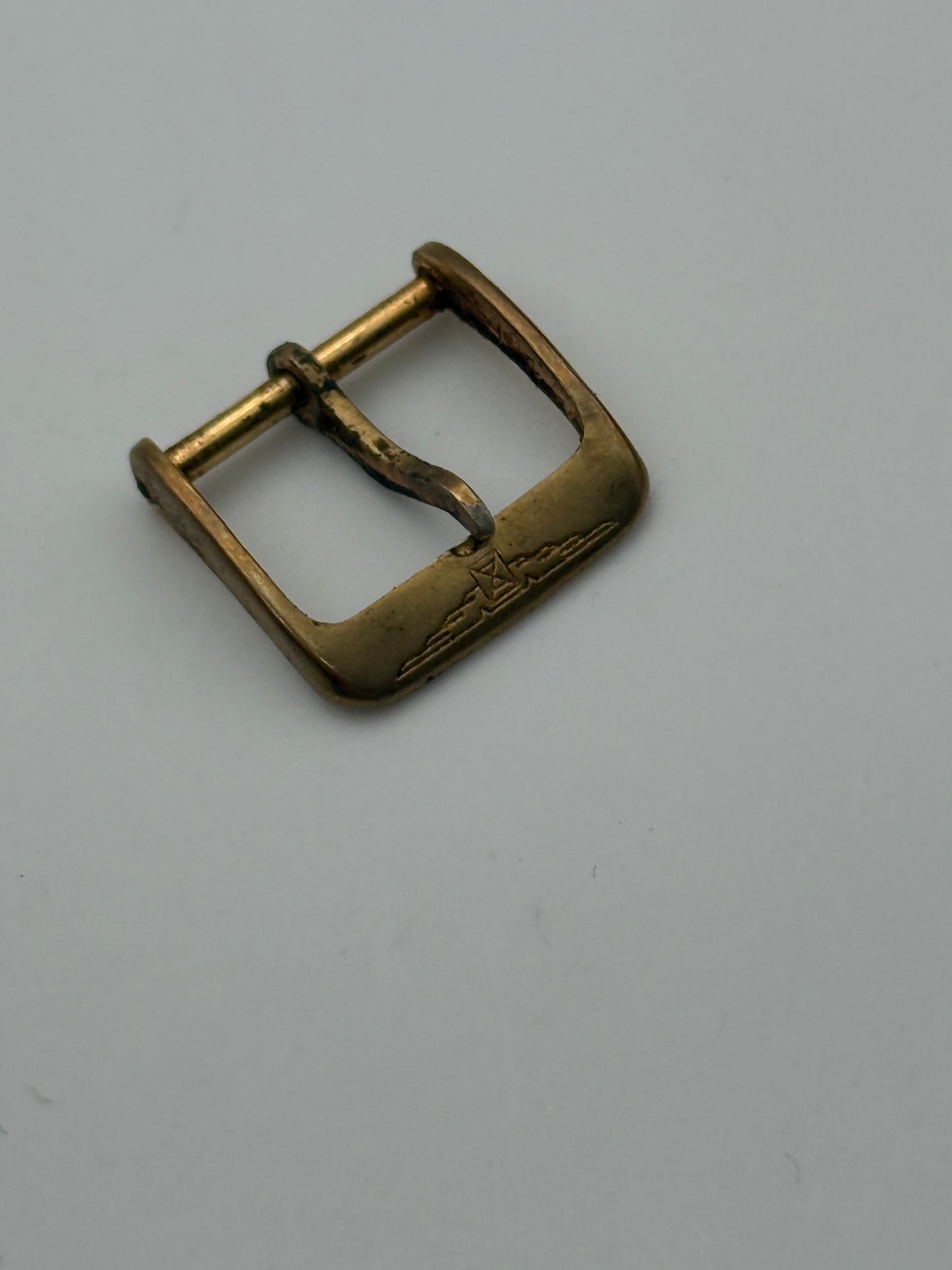 longines 14mm dorata gold plated fibbia buckle