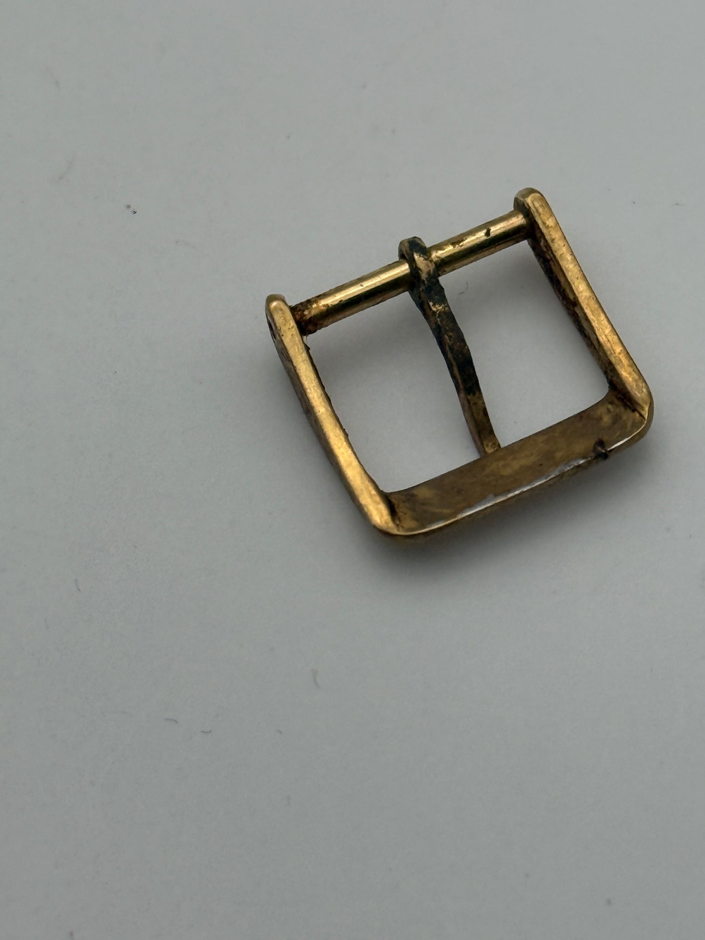 longines 14mm dorata gold plated fibbia buckle