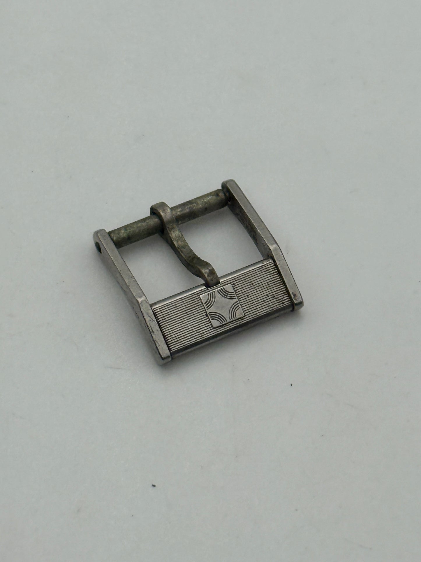zenith 12mm acciaio steel fibbia buckle