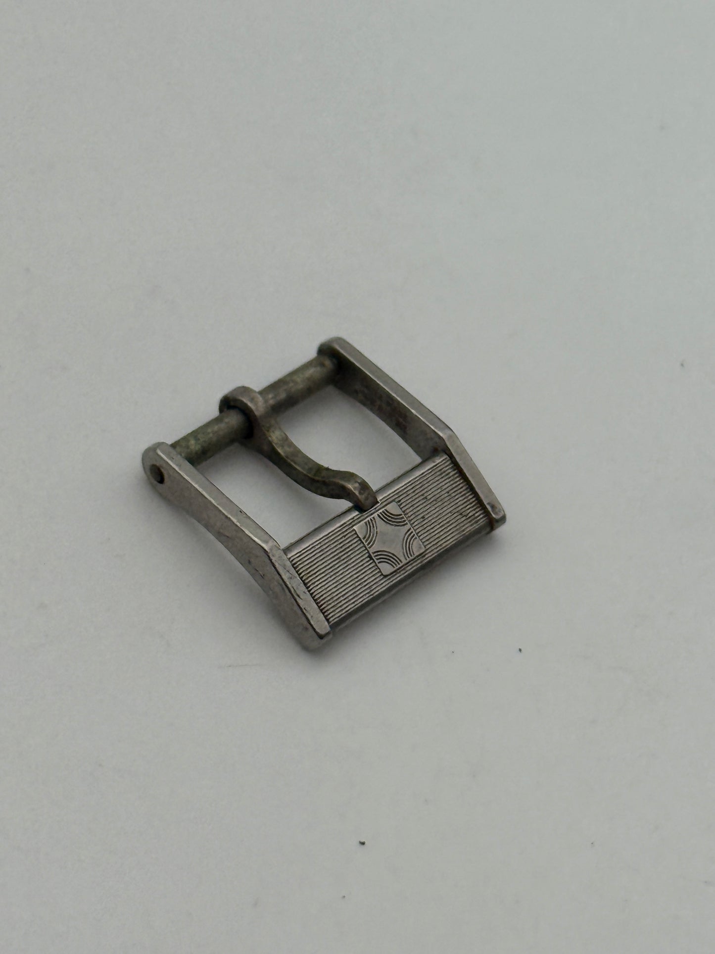 zenith 12mm acciaio steel fibbia buckle