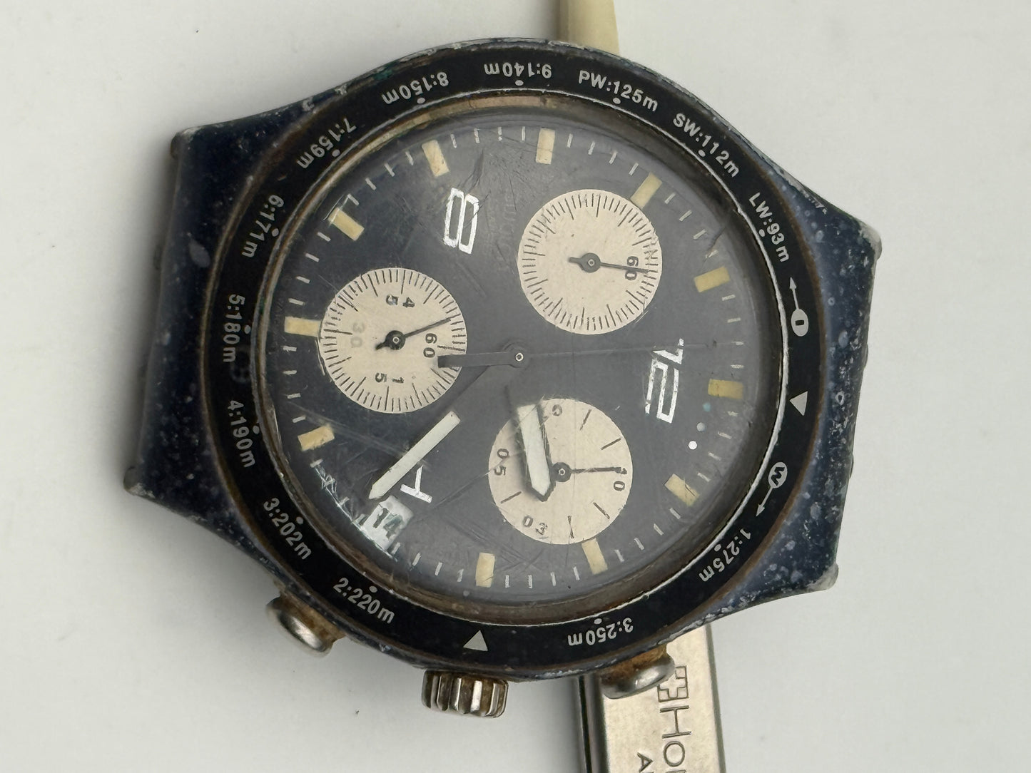 swatch chrono irony 39mm swiss made vintage