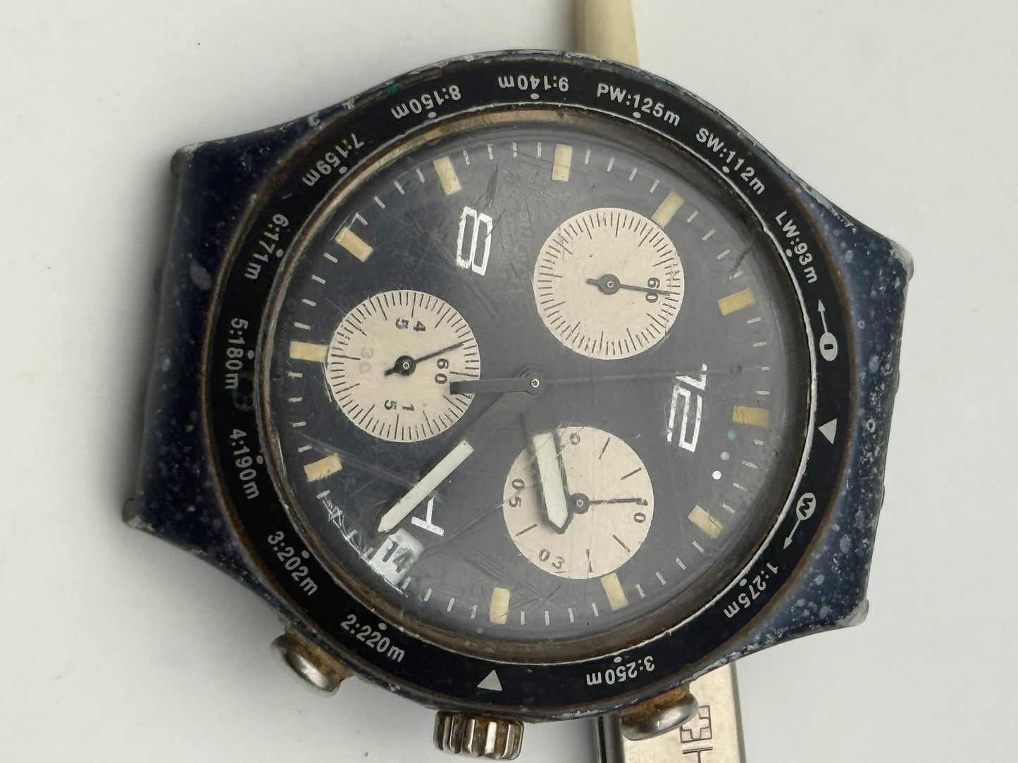 swatch chrono irony 39mm swiss made vintage