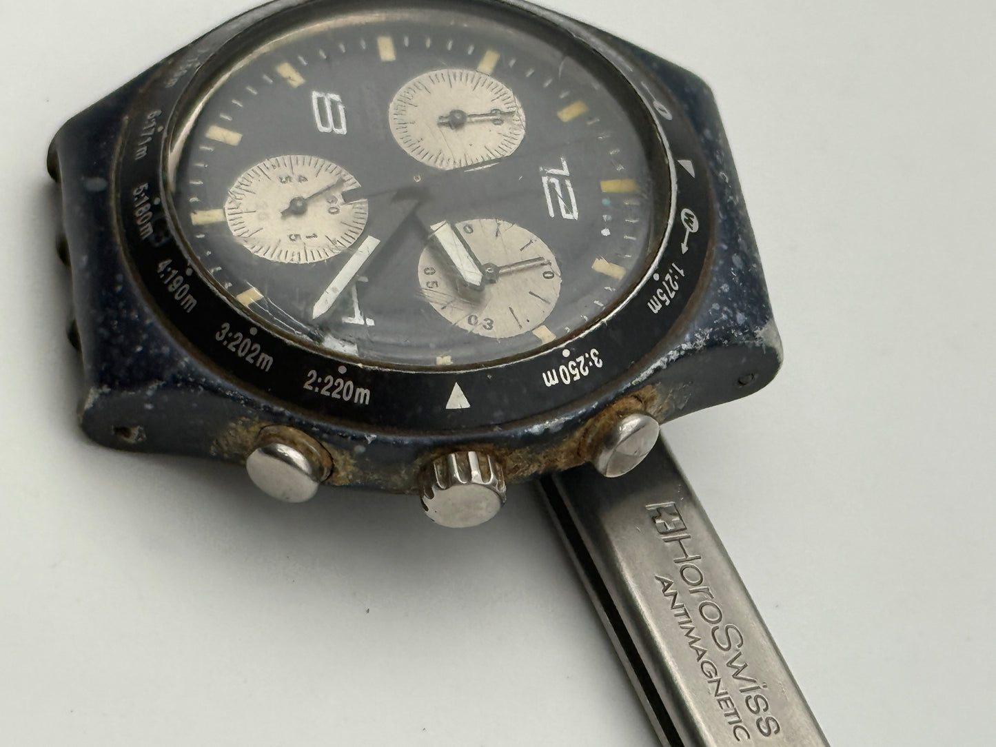 swatch chrono irony 39mm swiss made vintage