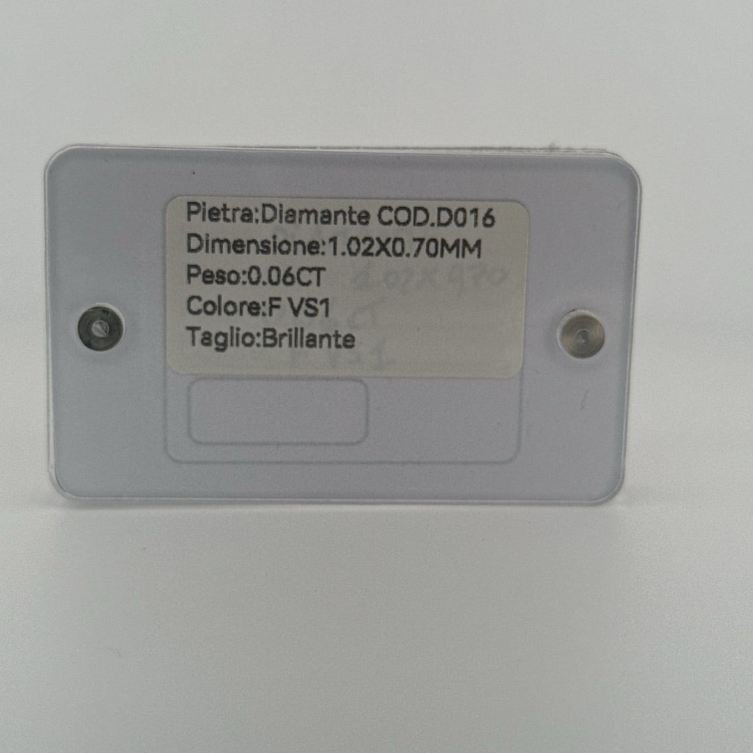 diamante natural diamond blister 0.06ct F VS1