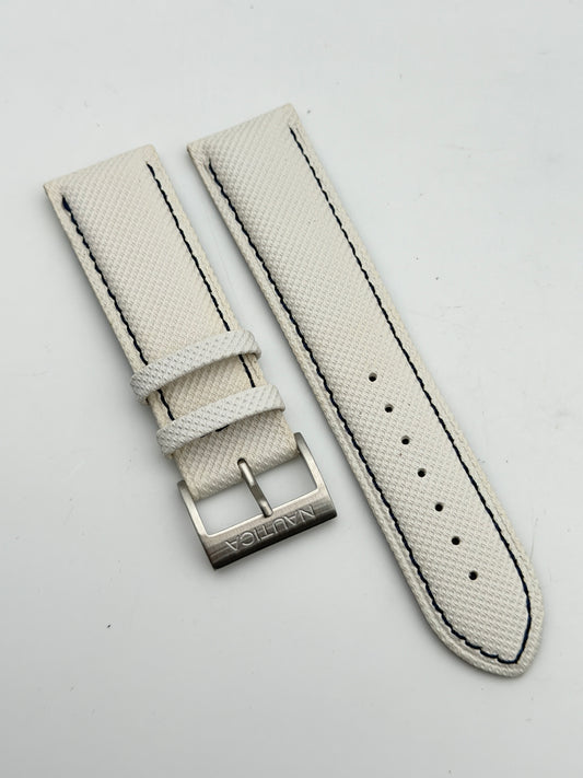 nautica 24mm cinturino strap pelle