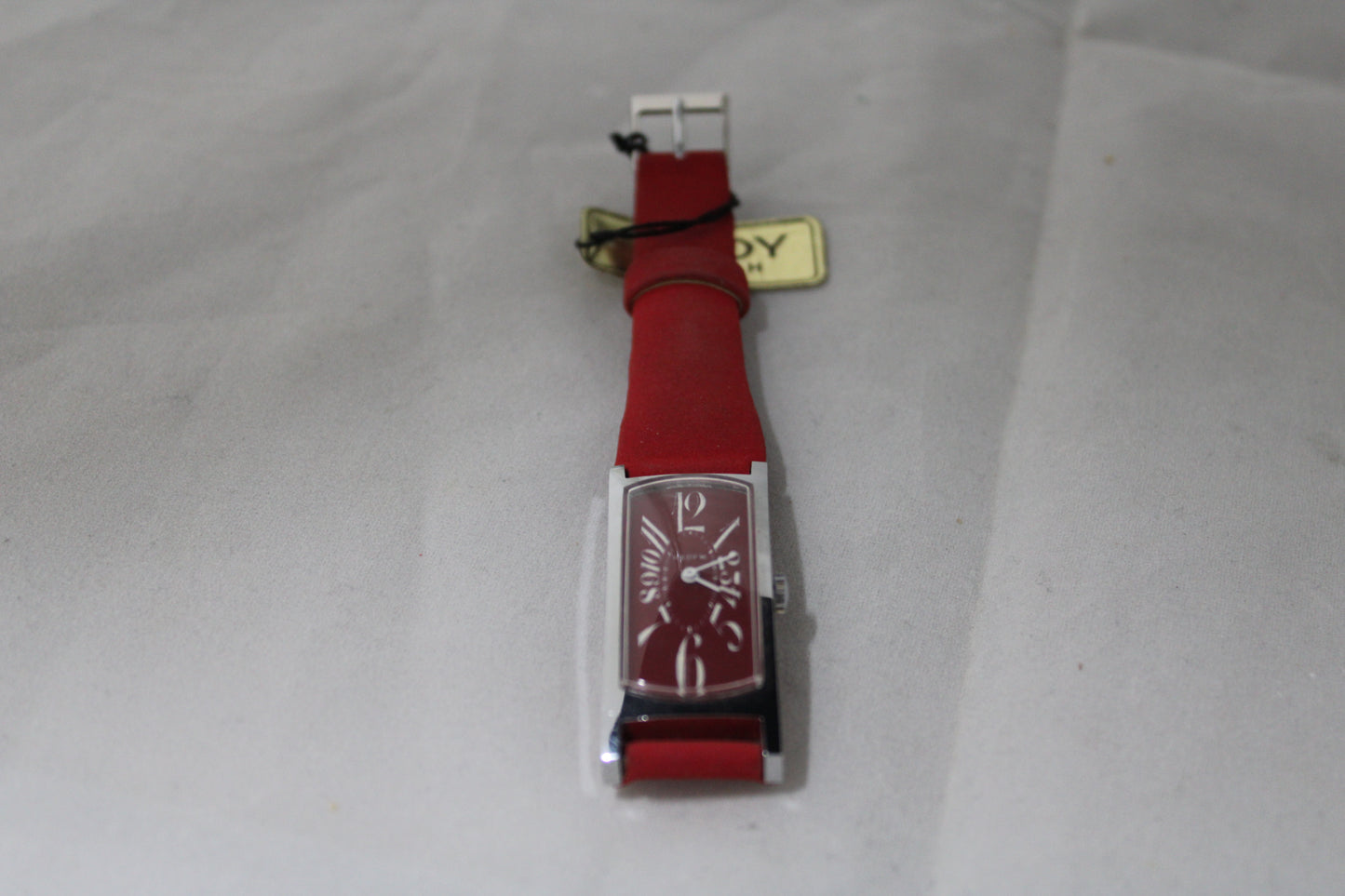 hedy watch manual wind tonneau 18mm