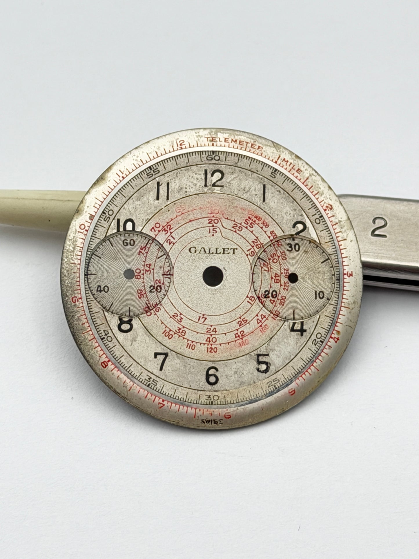 Gallet dial quadrante chronograph 29.5mm
