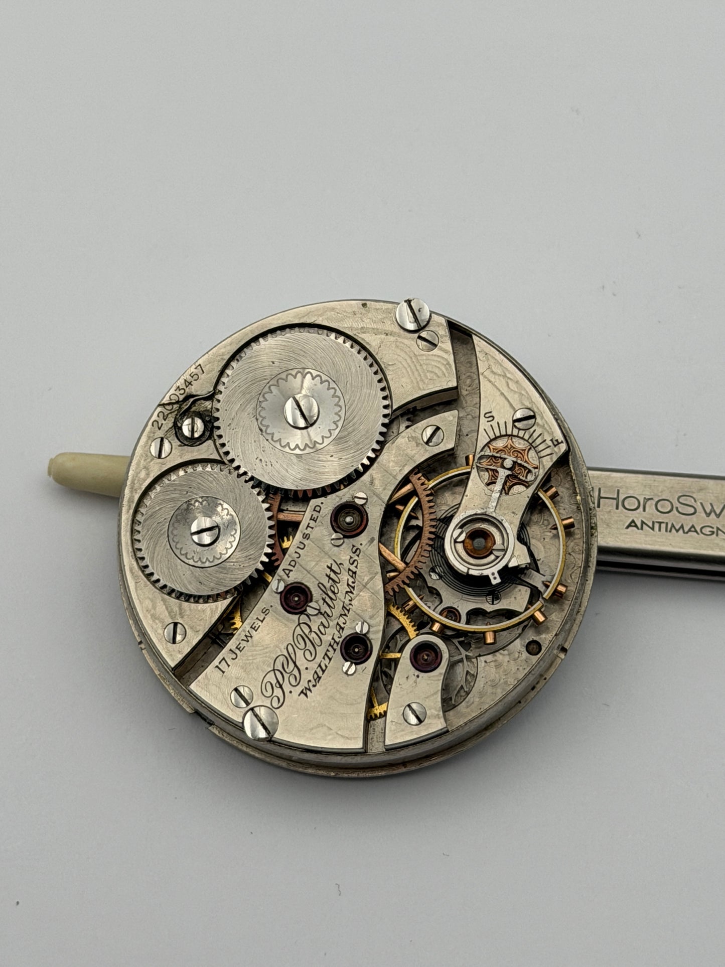 waltham pocket watch movement movimento 43mm