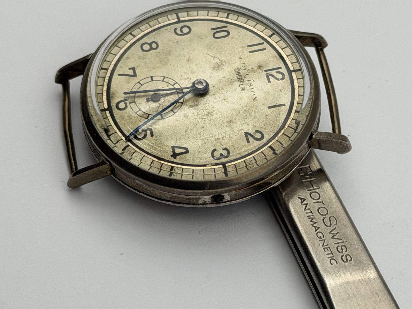 precision oberfla 35mm militare watch vintage