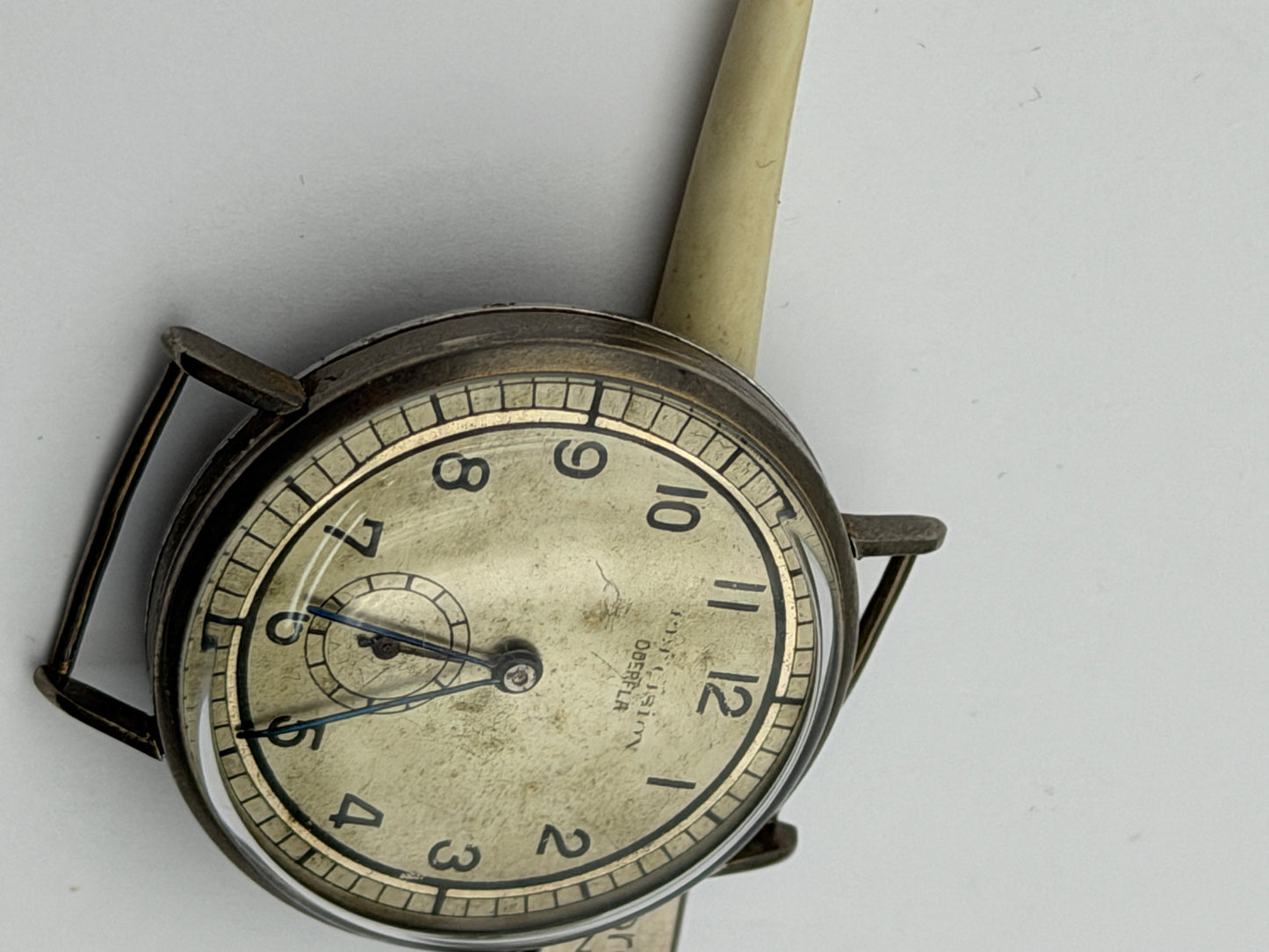 precision oberfla 35mm militare watch vintage