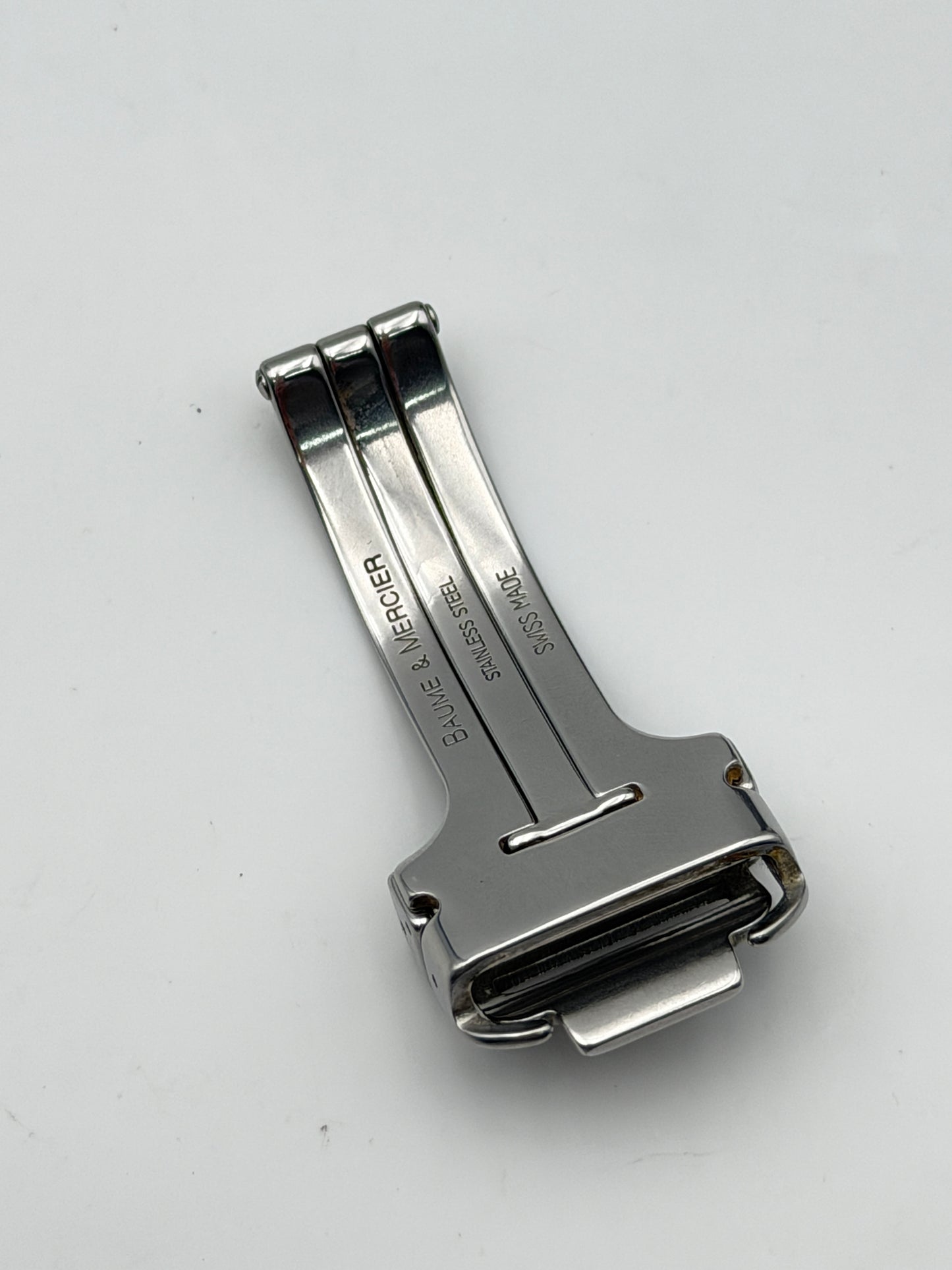 baume e mercier deployante 18mm fibbia buckle