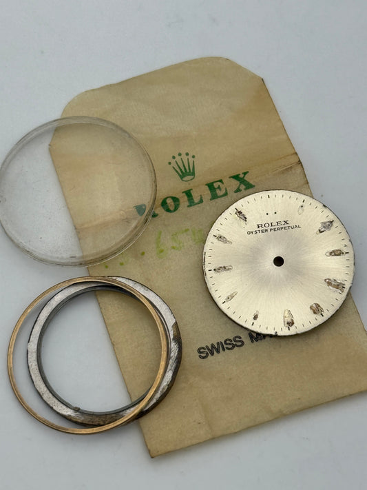 rolex oyster perpetual dial quadrante per 26mm 23.8mm kit hands