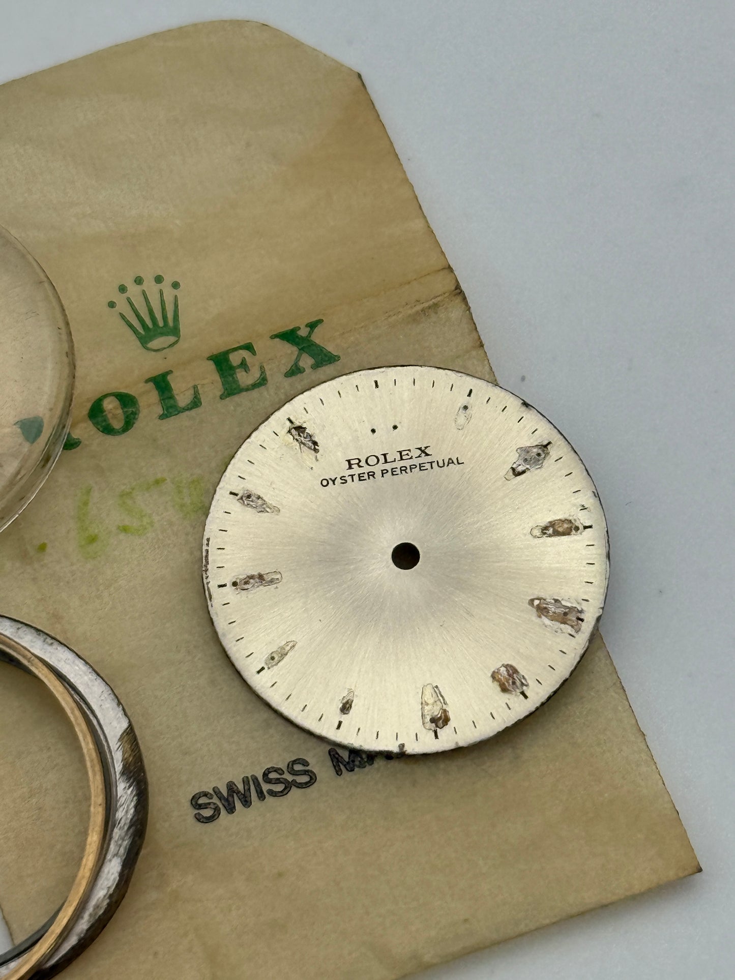 rolex oyster perpetual dial quadrante per 26mm 23.8mm kit hands