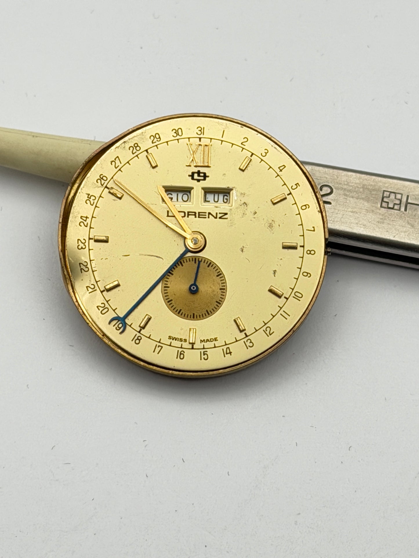 lorenz eta eta 255.481 calendar quartz movement movimento